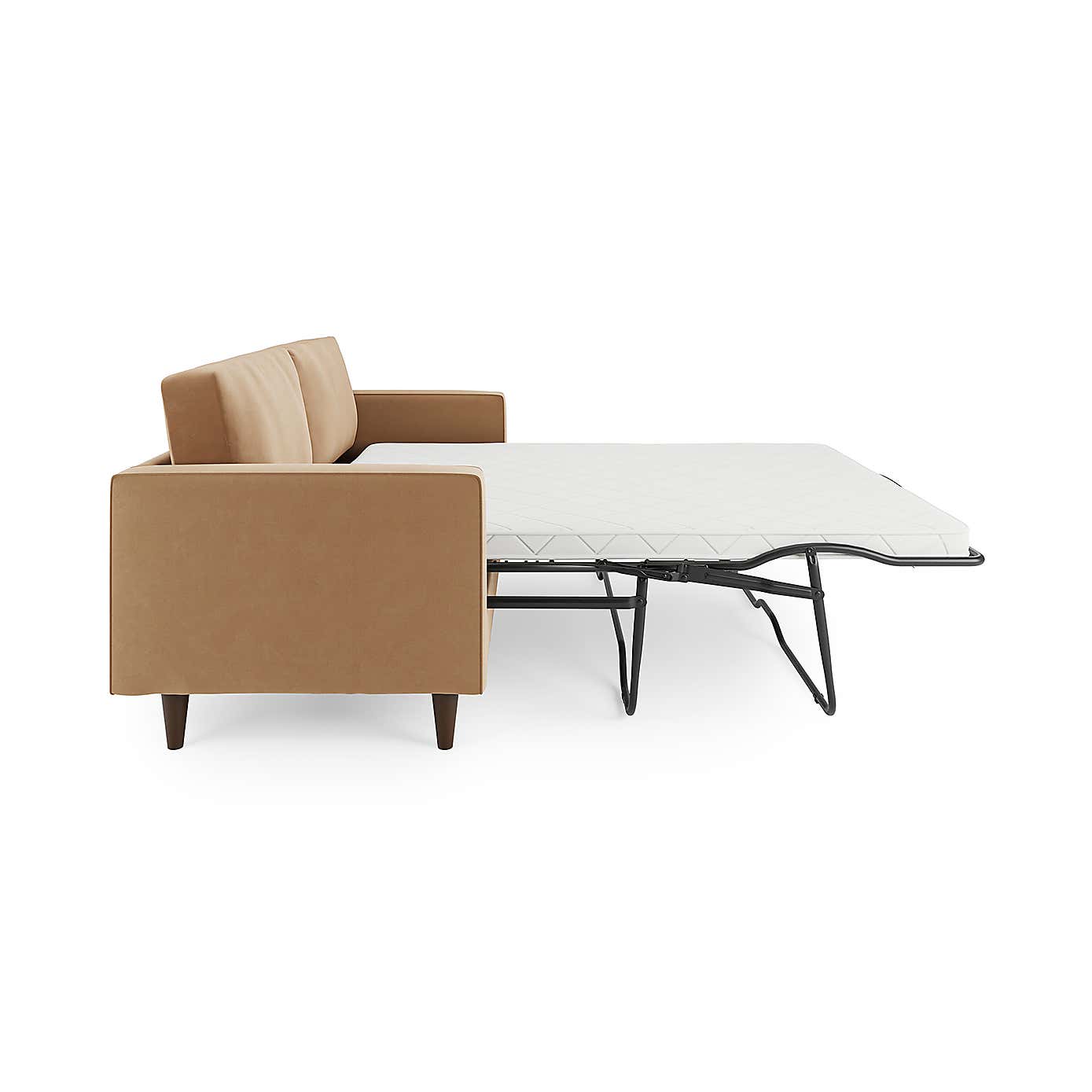 Zoe Velvet 3 Seater Double Sofa Bed