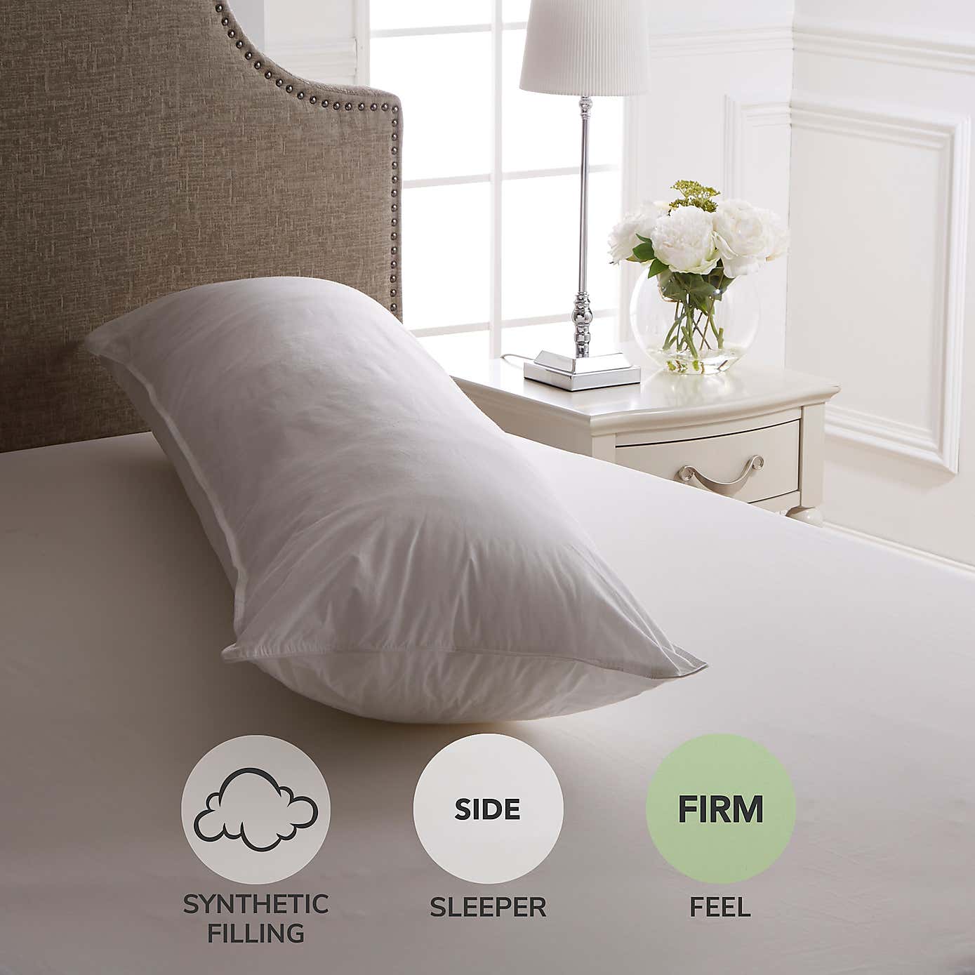Dorma Full Forever Anti-Allergy Side Sleeper Body Pillow