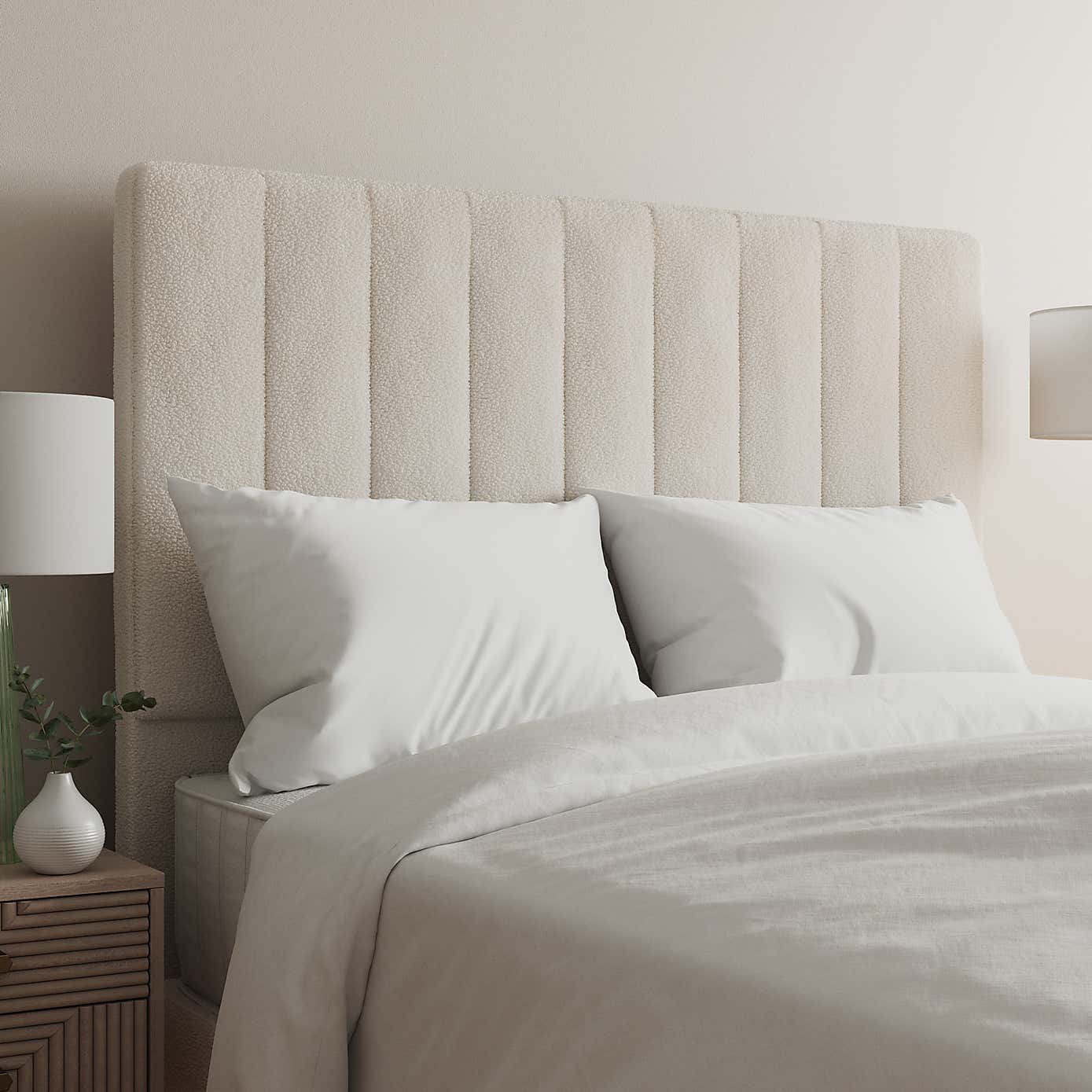 Teddy Verticle Stripe Headboard