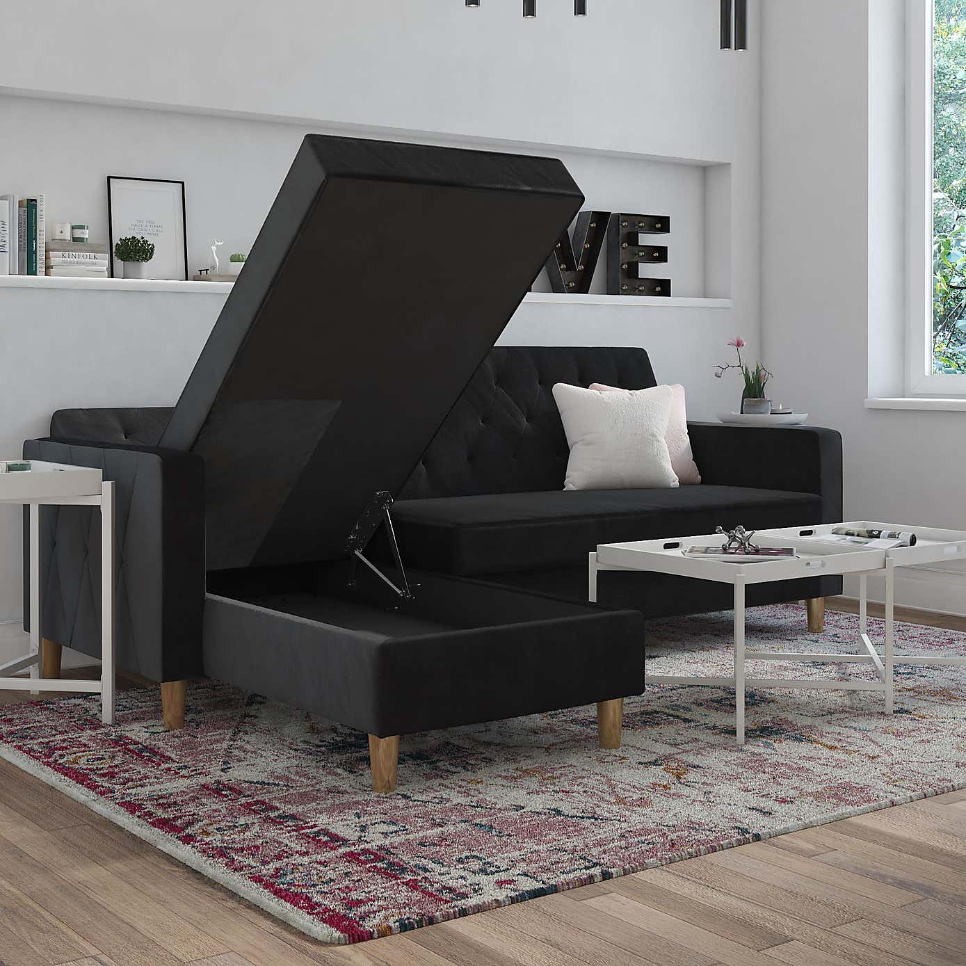 Cosmo Liberty Velvet Futon