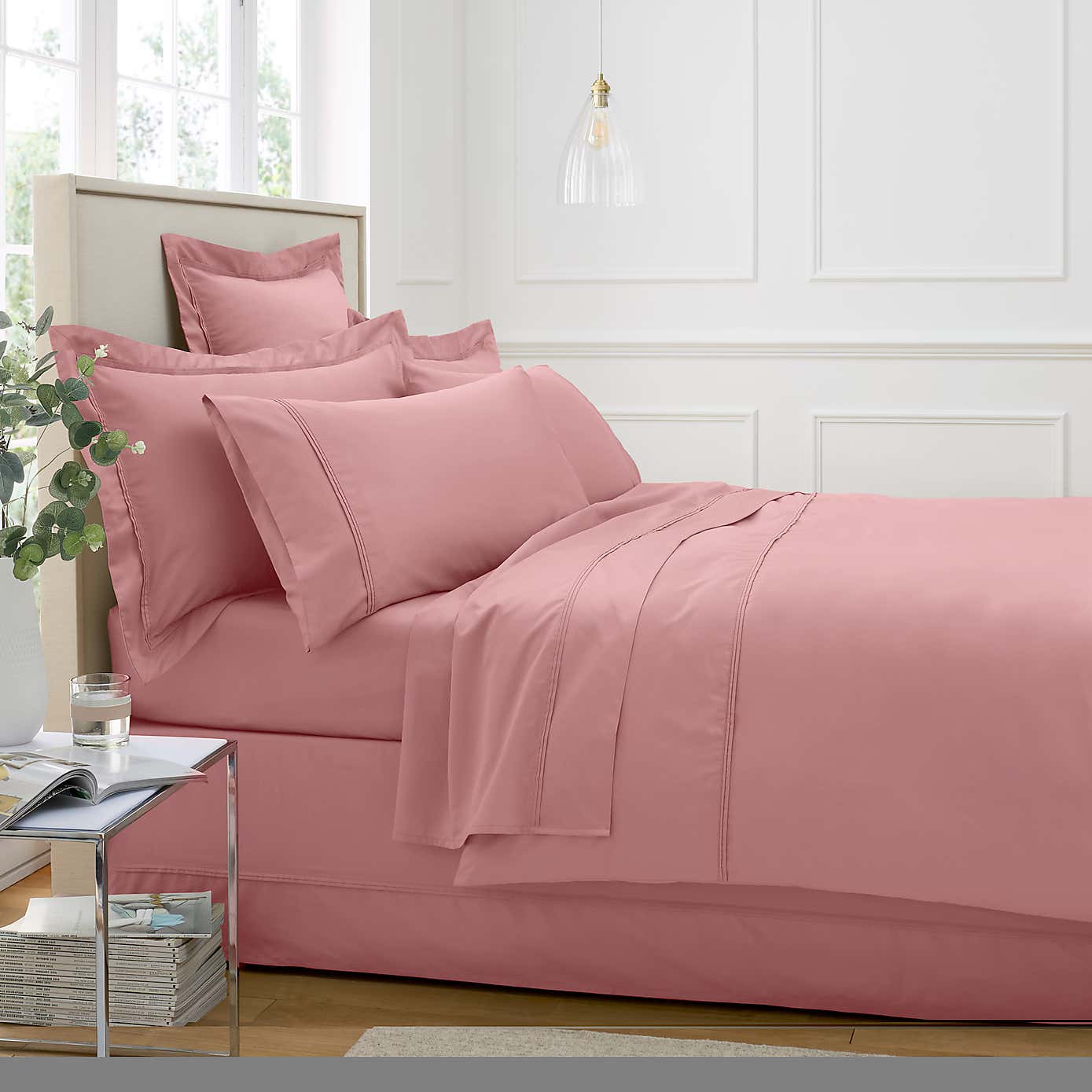 Dorma Luxurious & Silky 500 Thread Count Cotton Sateen Valance Sheet