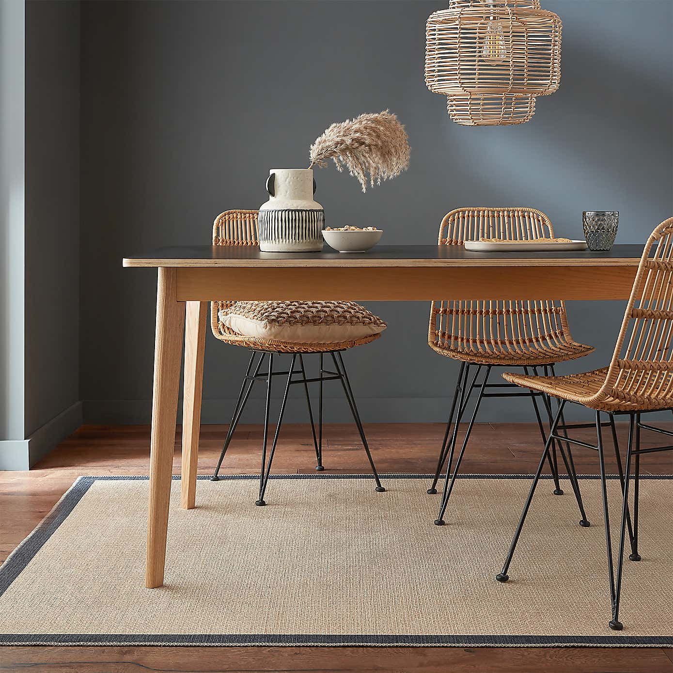 Herringbone Washable Rug
