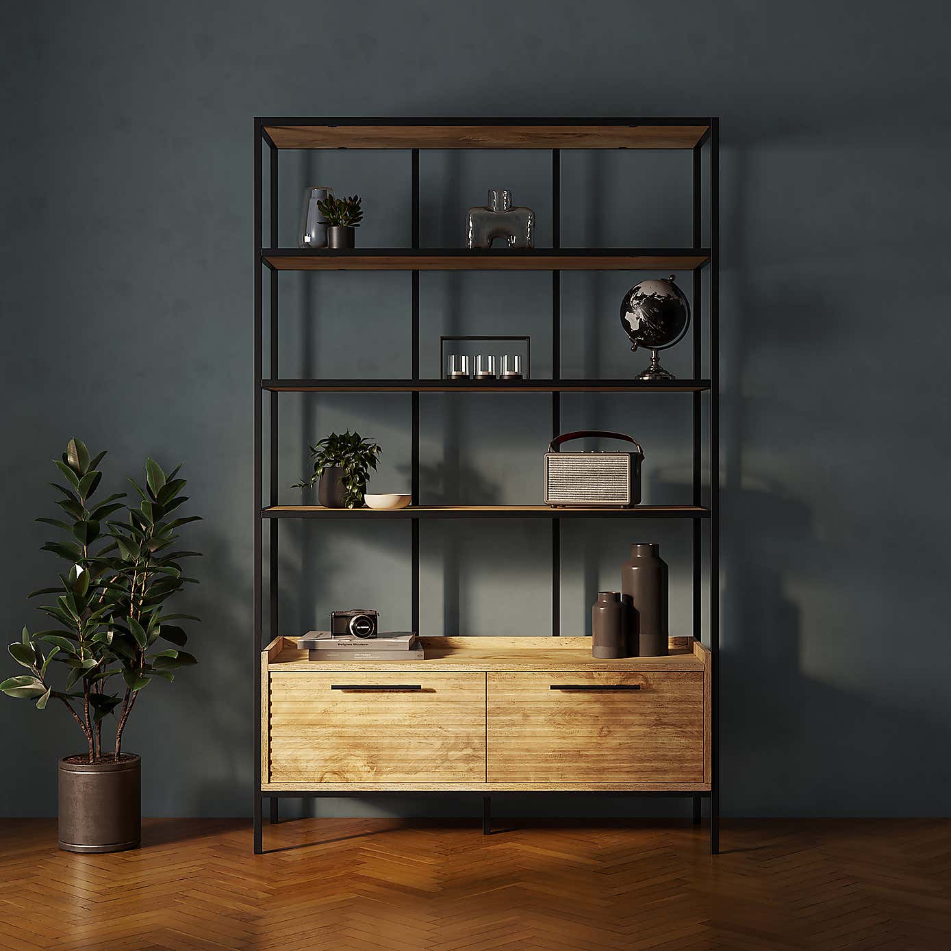 Bennett 1 Drawer Bedside Table, Light Oak