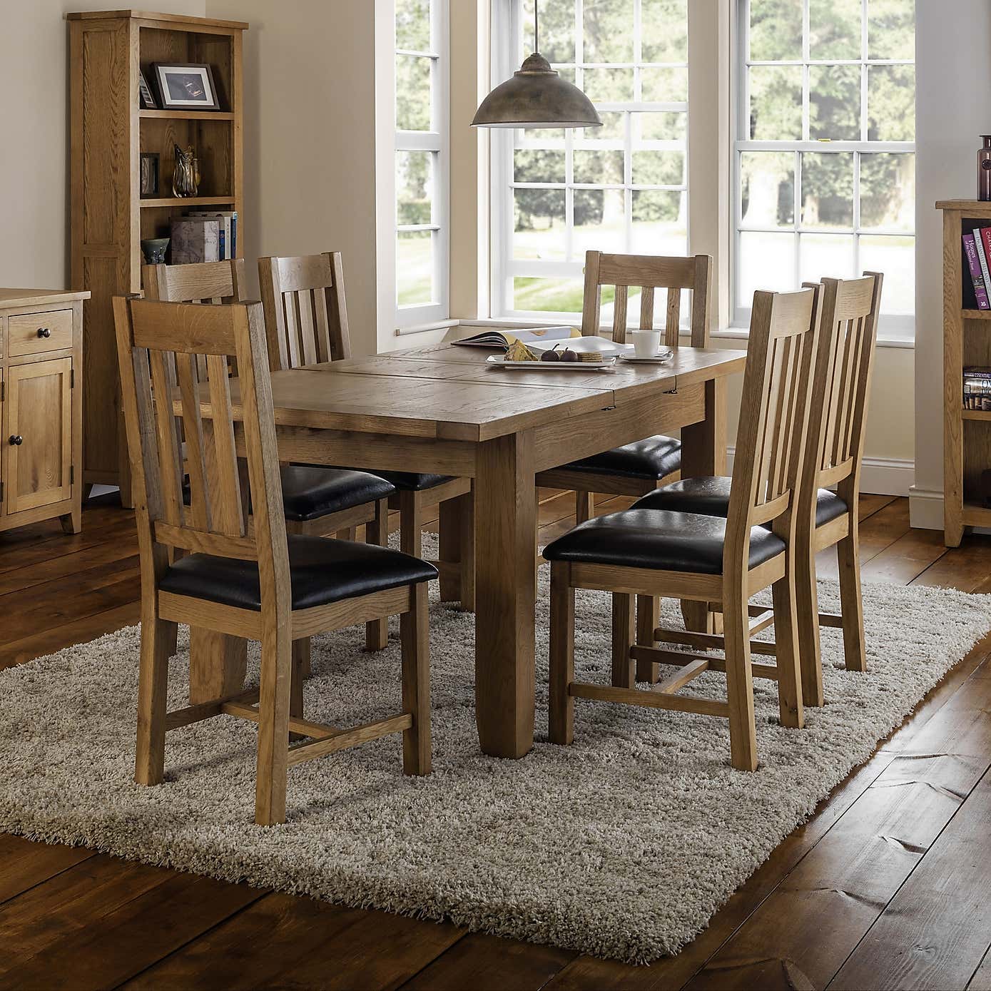Astoria Extendable Dining Table Light Oak