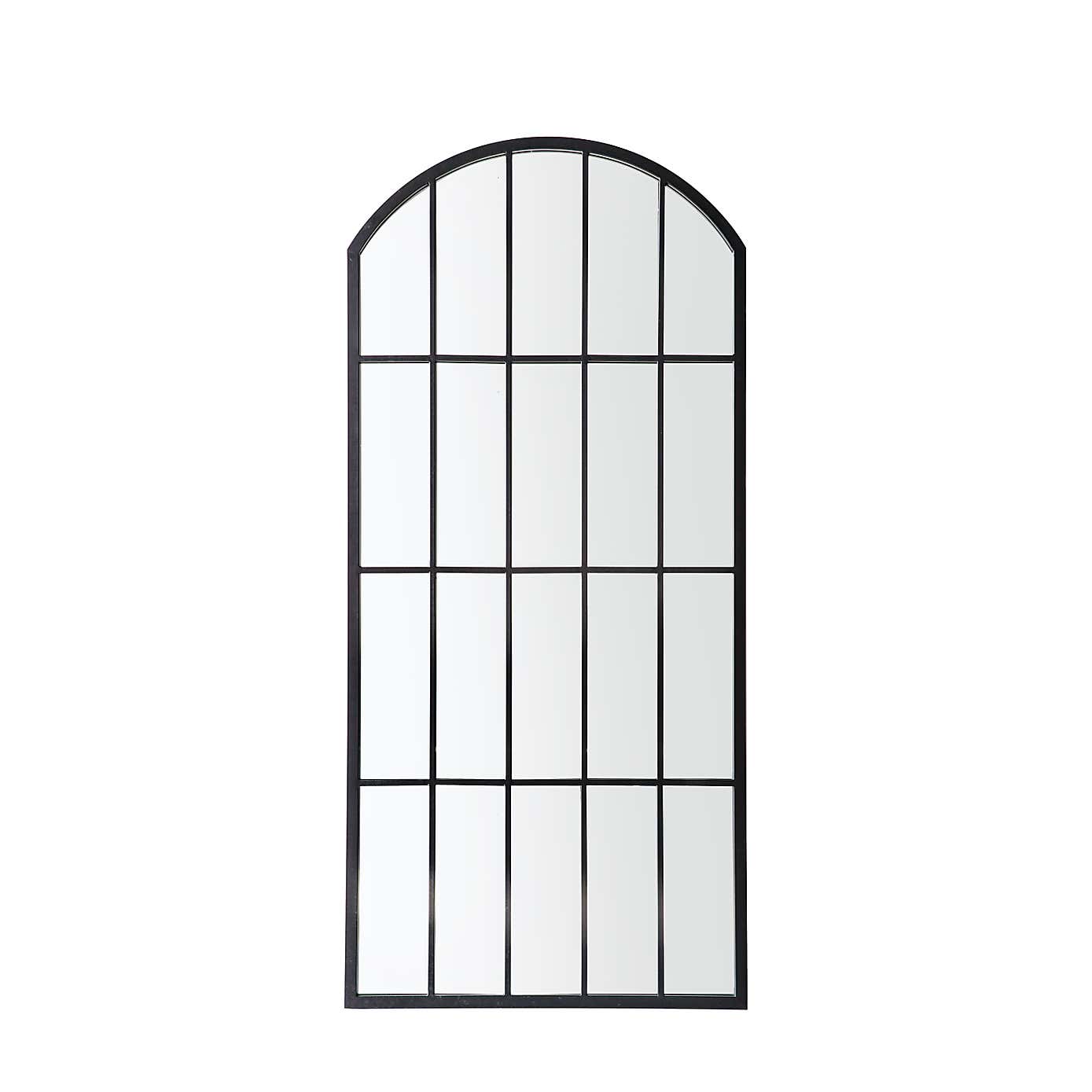 Kippin Indoor Outdoor Mirror, Black 140cm x 65cm