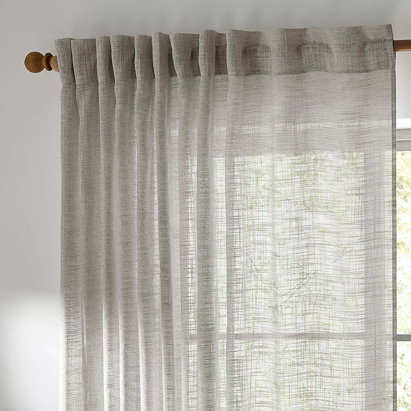 Yard Cirrus Tab Top Voile Panel