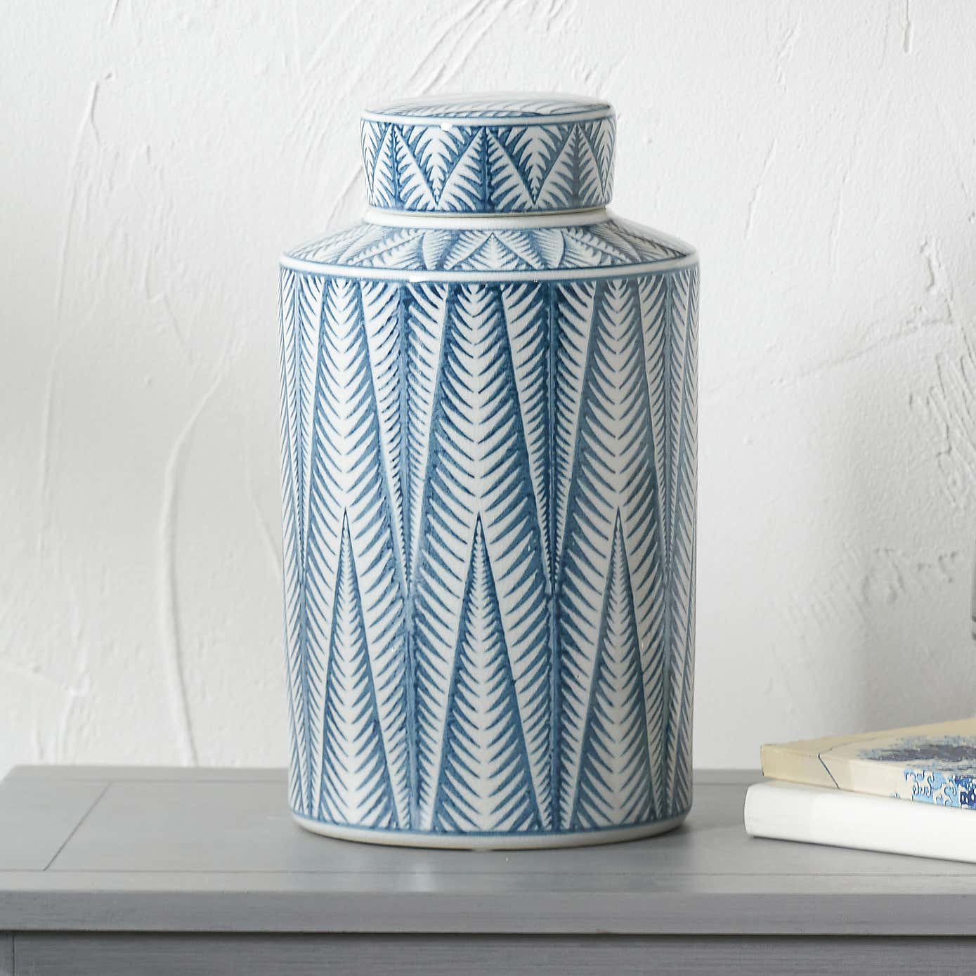 Samara Aztec Pattern Ceramic Ginger Jar