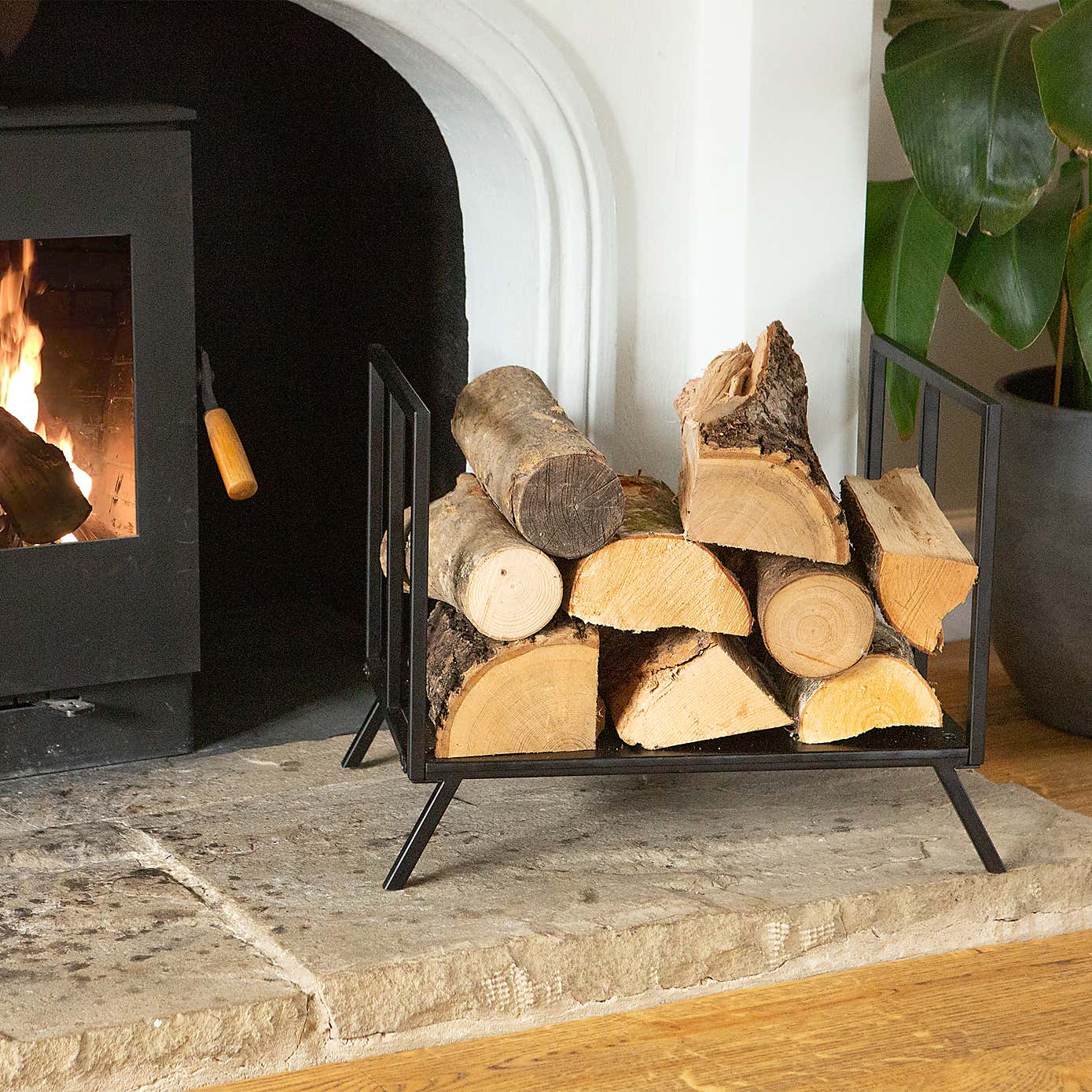 Hammer & Tongs Metal Log Stack