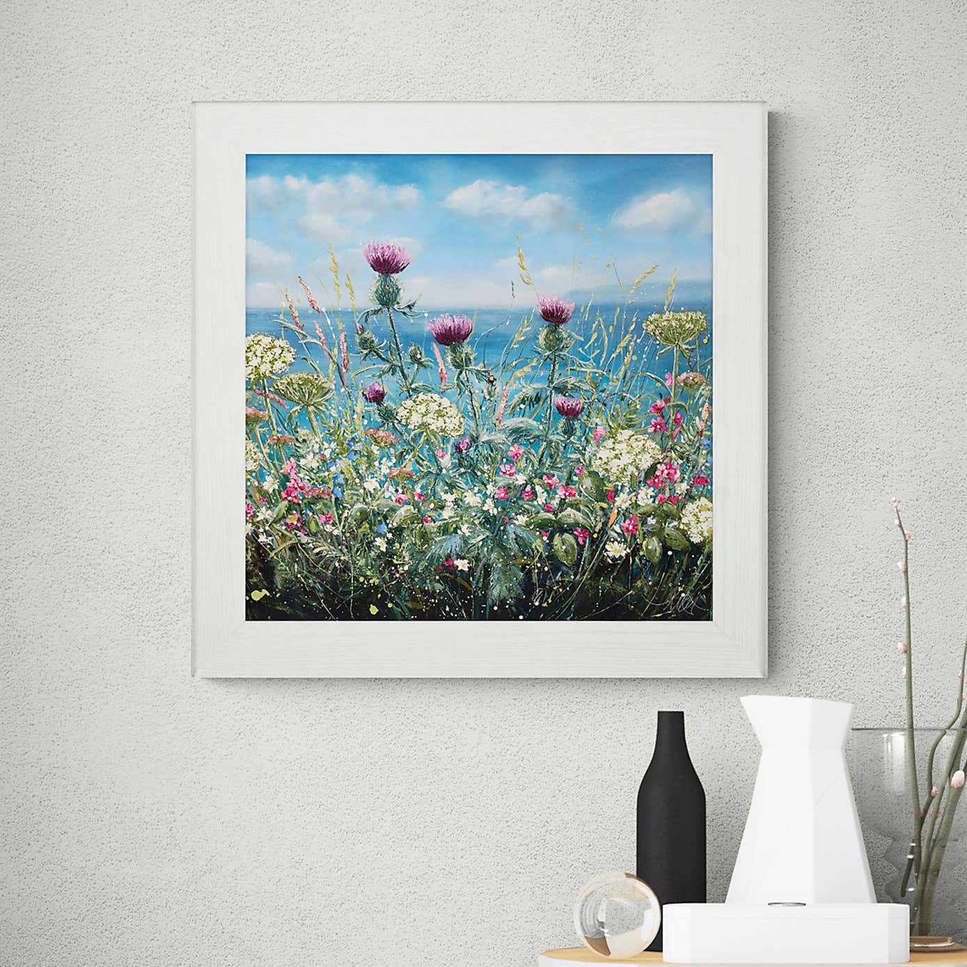 A Distant Gull Framed Print