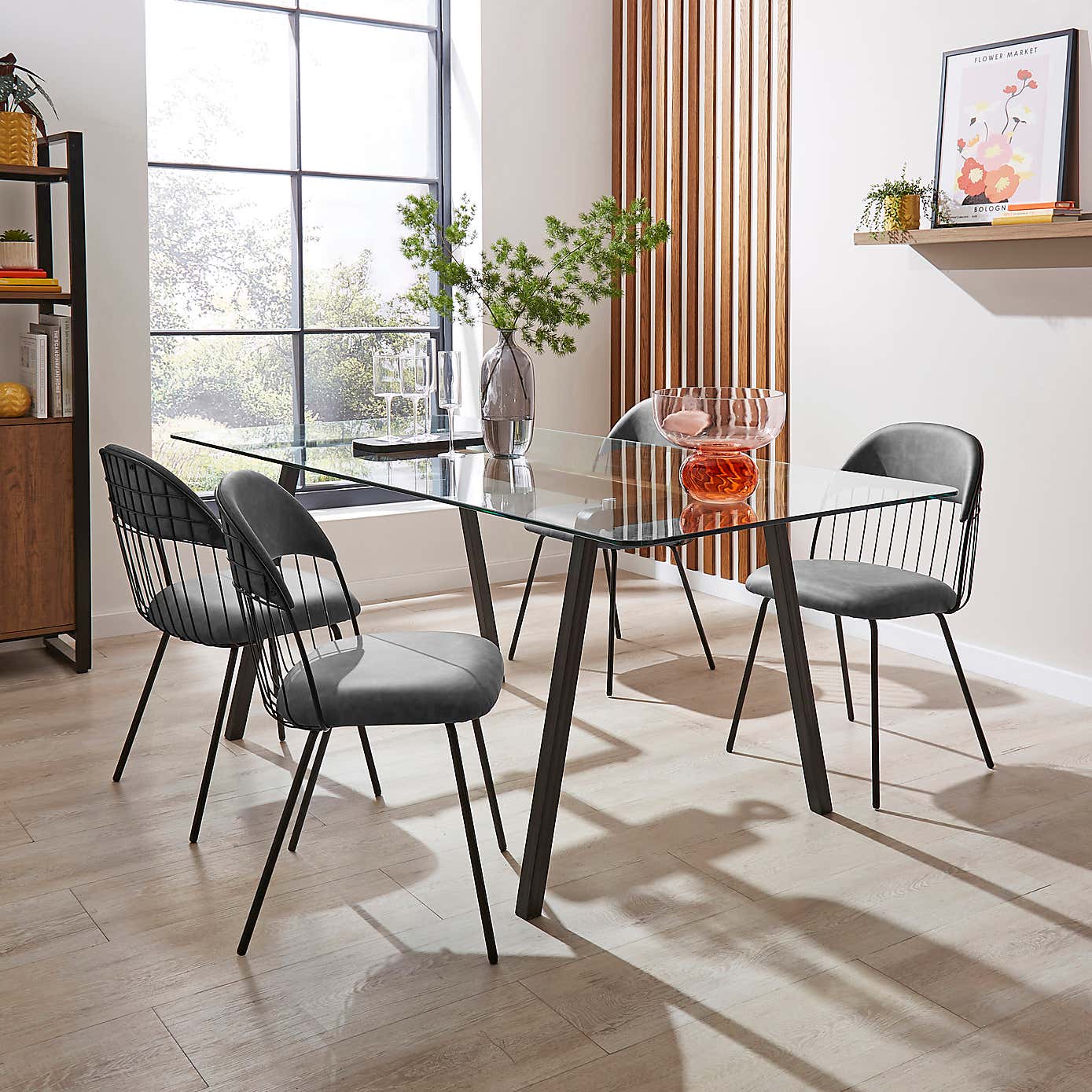 Marcela Set of 2 Chairs, Tan Faux Leather