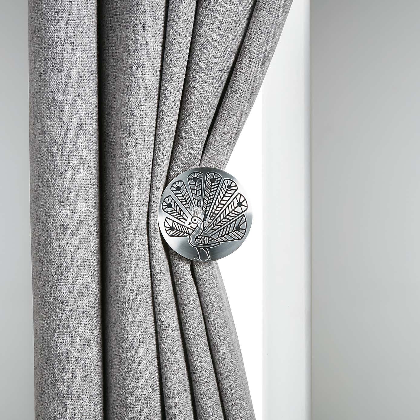 Mix and Match Peacock Curtain Dresser