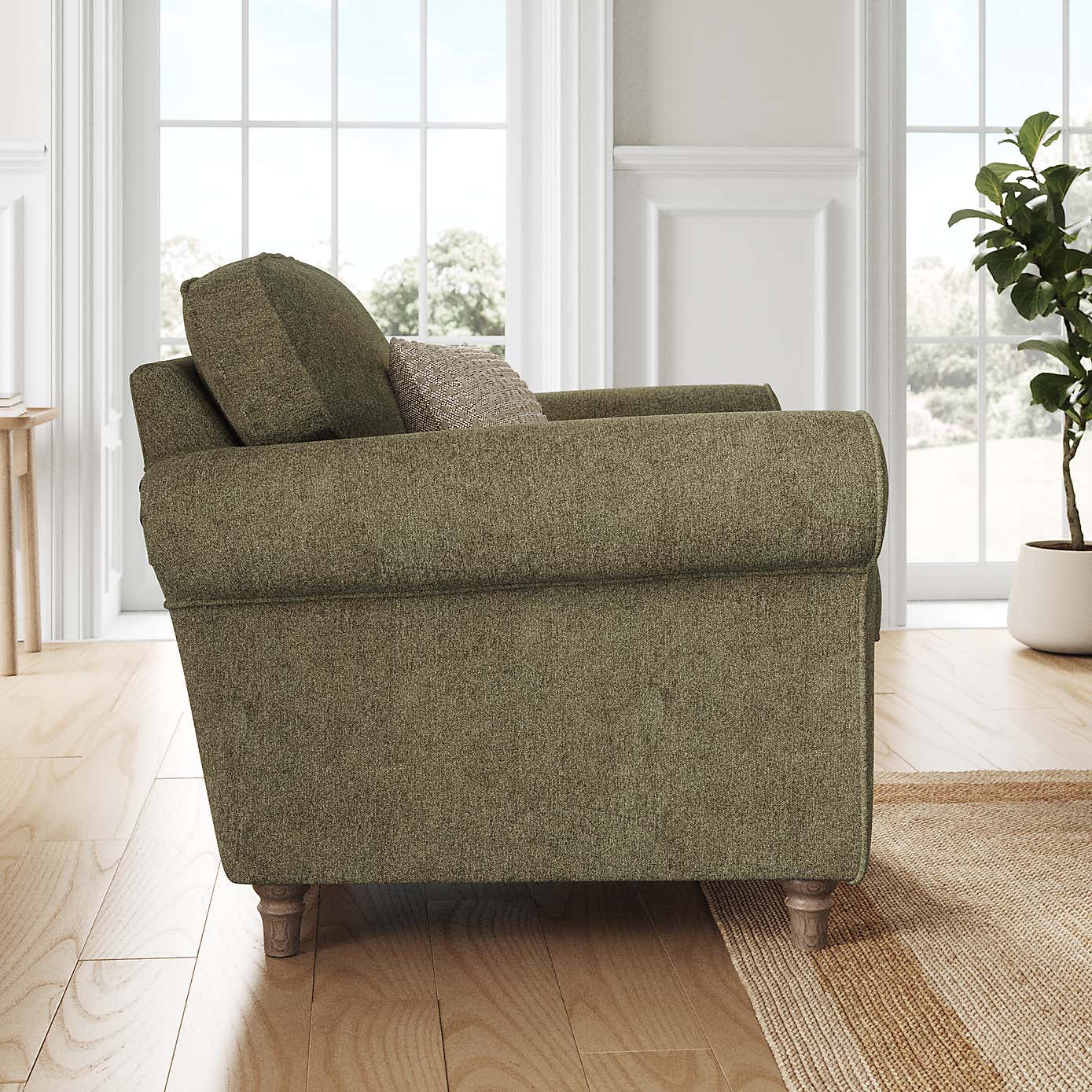Flori Armchair, Soft Chenille