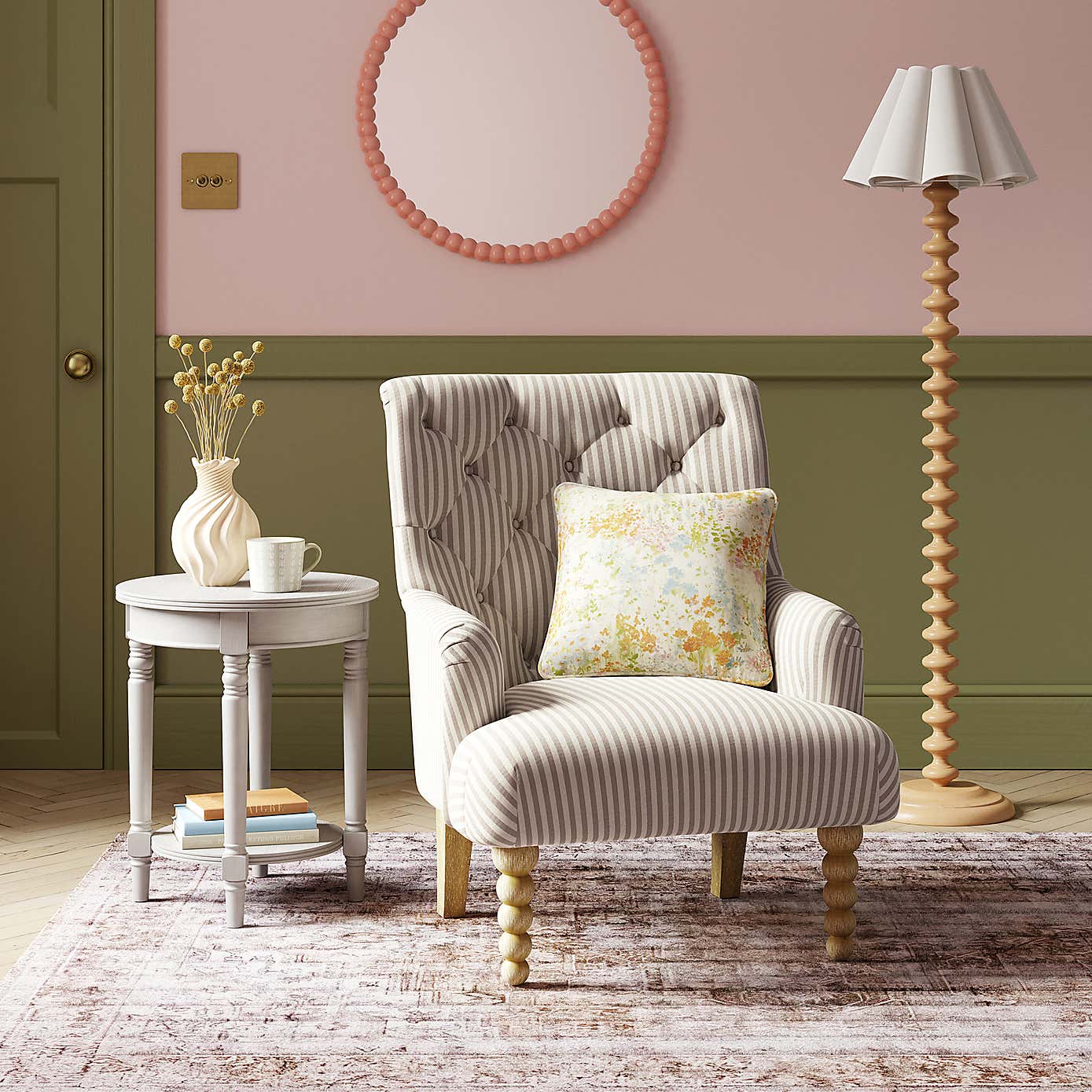 Arianna Linford Stripe Armchair