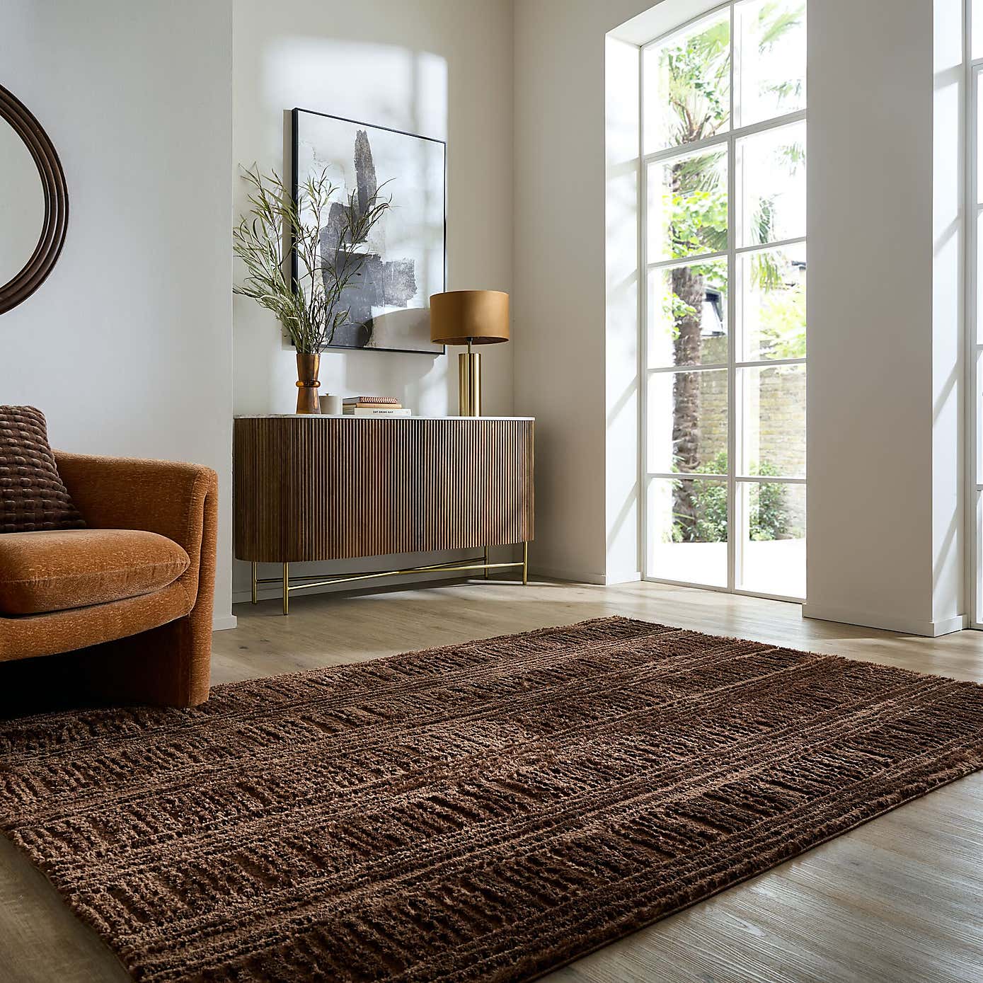Rune Carved Rug