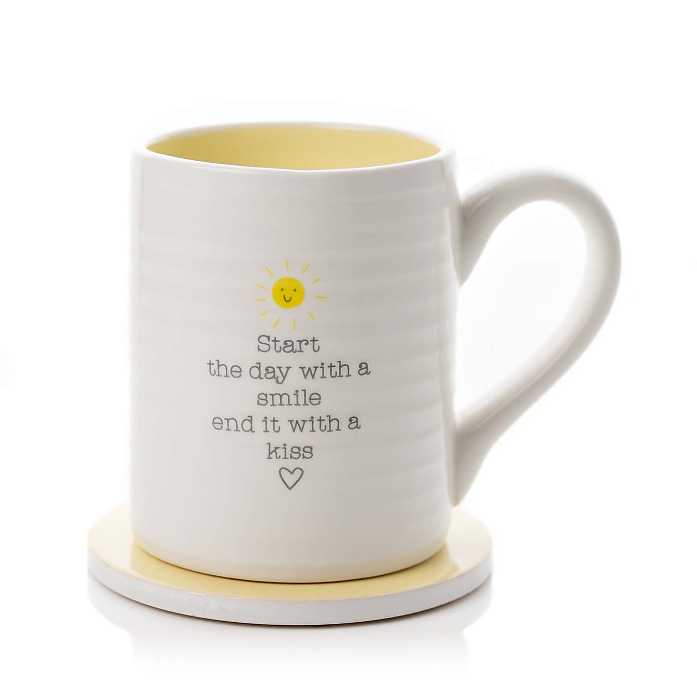 Love Life Start The Day Mug n Coaster Set