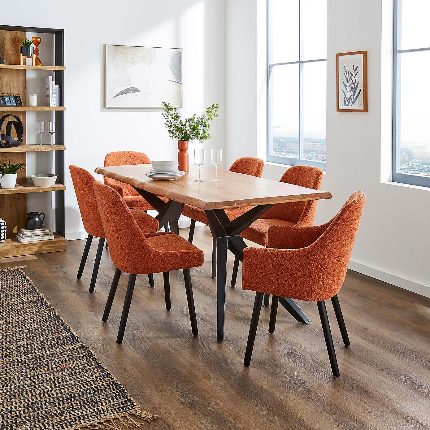 Eddie Boucle Dining Chair