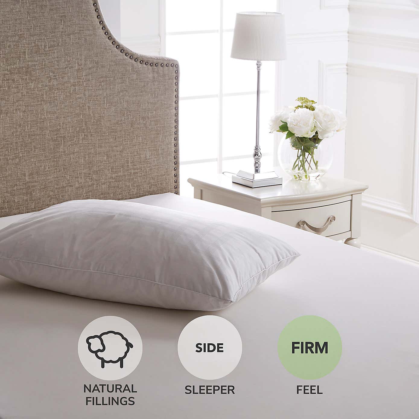 Dorma Hungarian Goose Down Kingsize Pillow