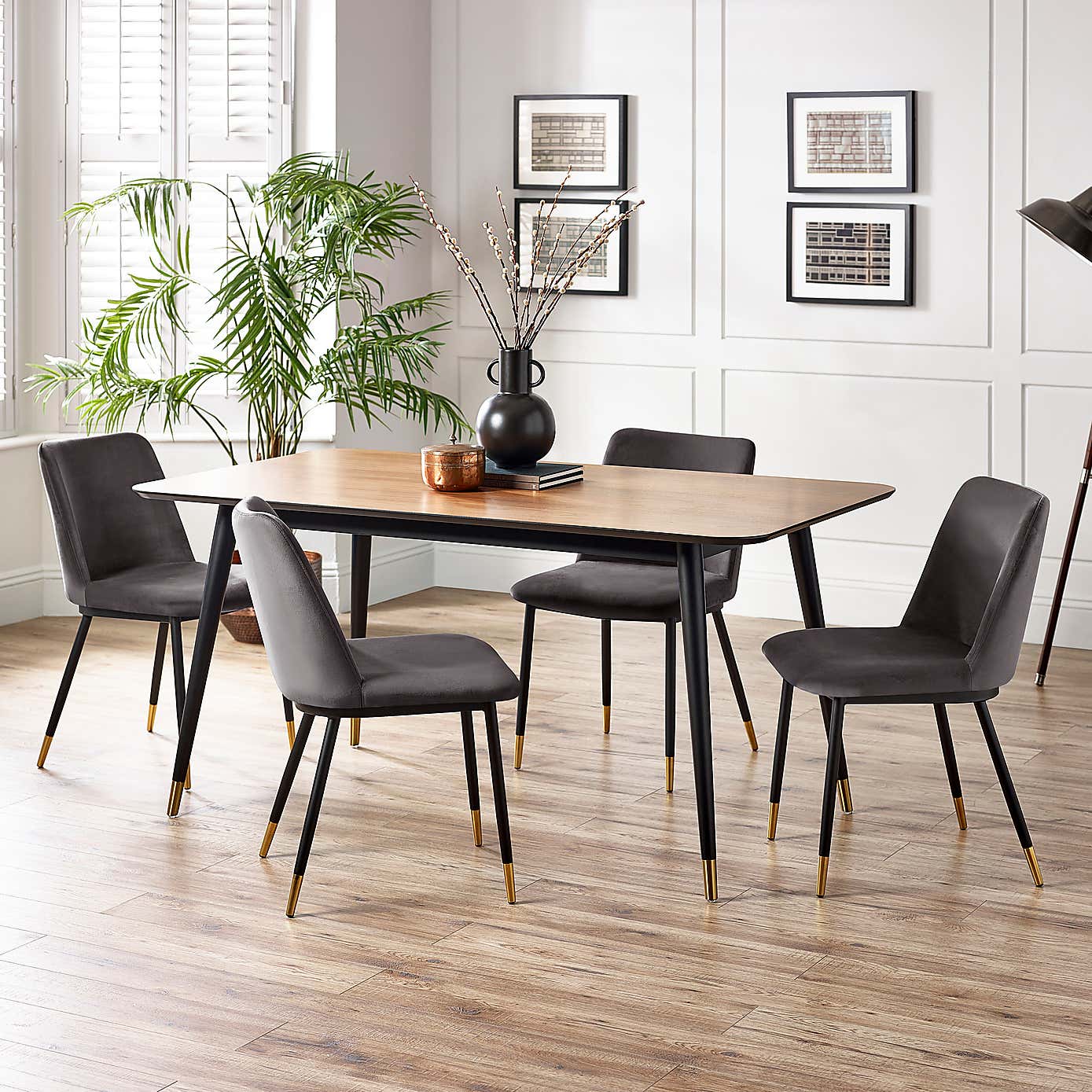 Findlay Rectangular Dining Table Walnut