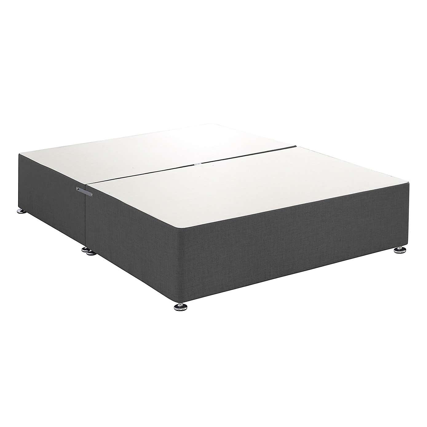 Universal Linen Divan Base with Headboard