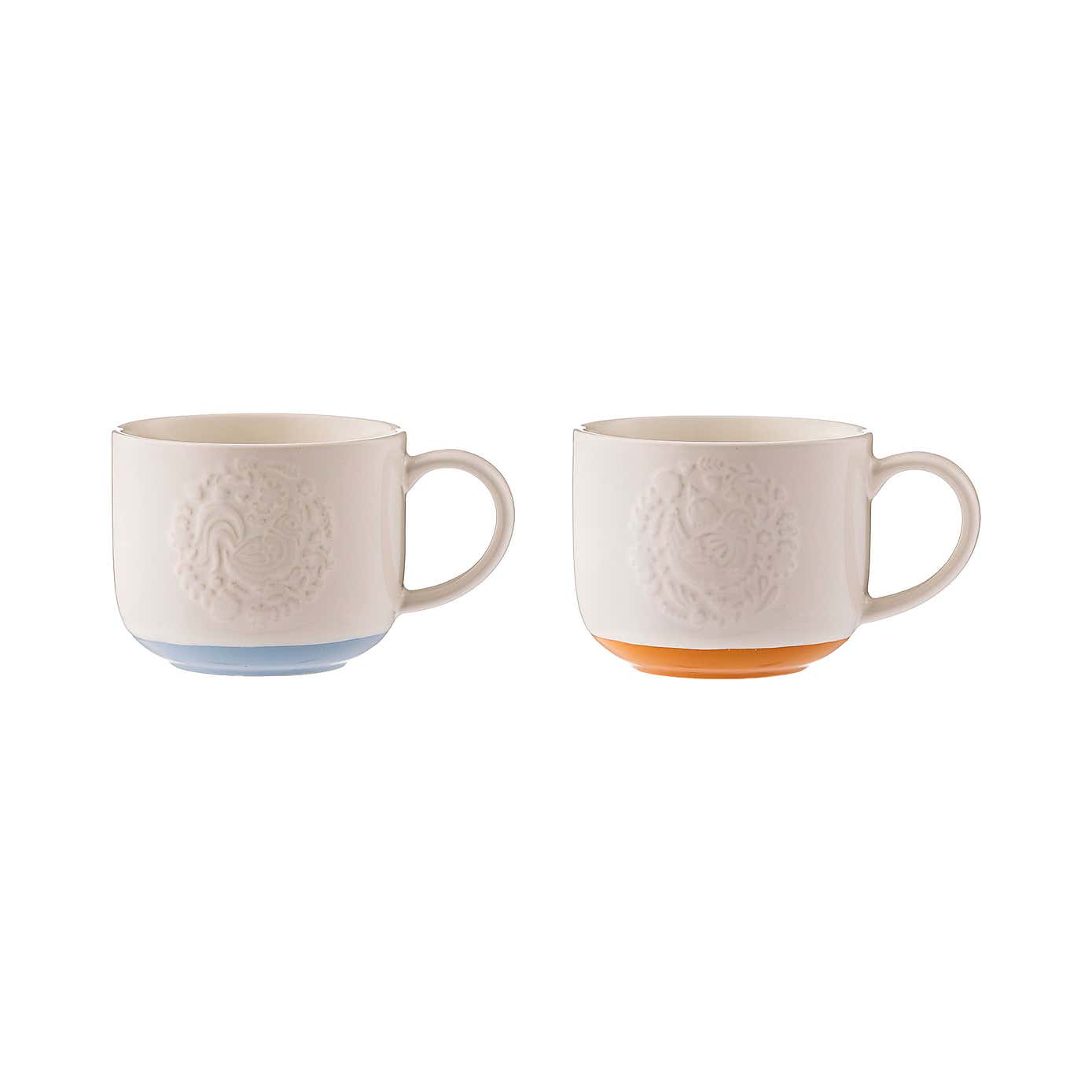Mason Cash Set of 2 Folk Farmyard Mugs