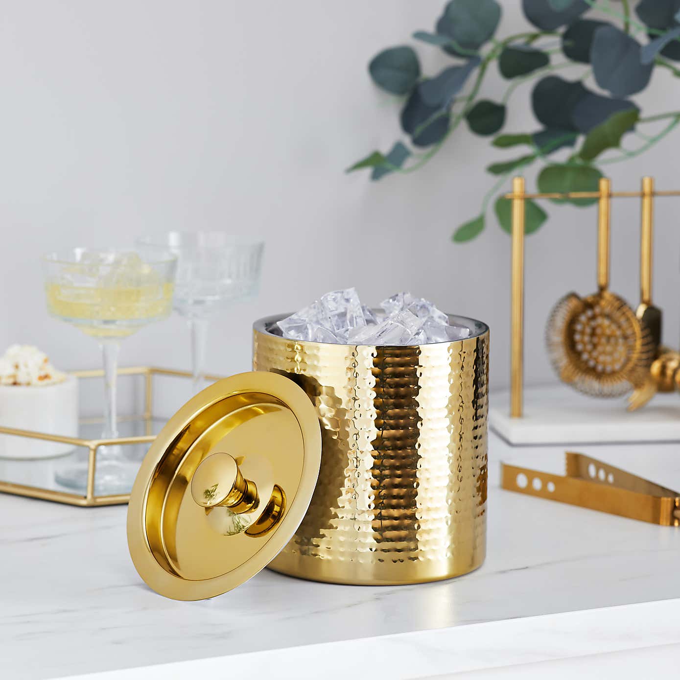 Hammered Ice Bucket