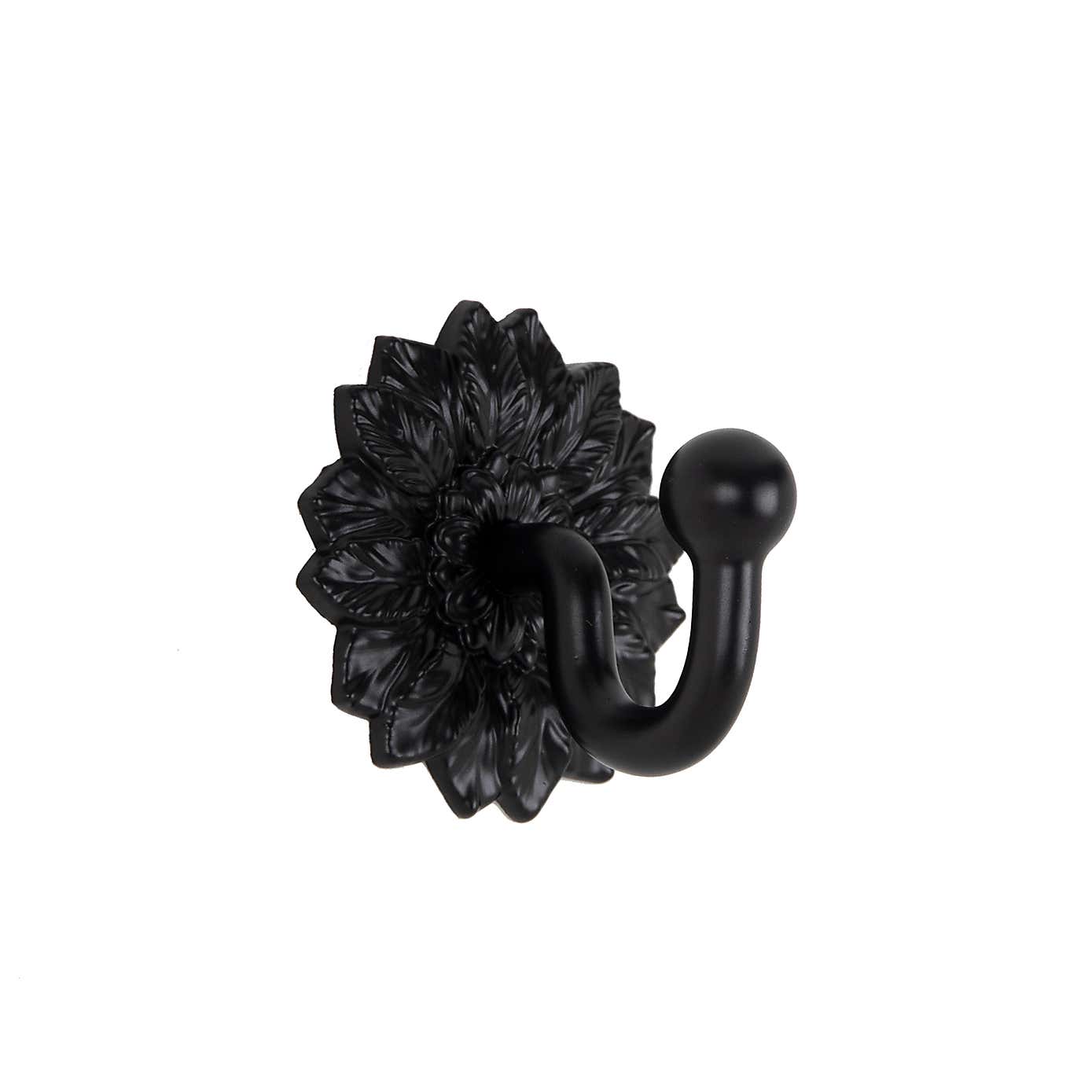 Leaf Backplate Curtain Tieback Hooks