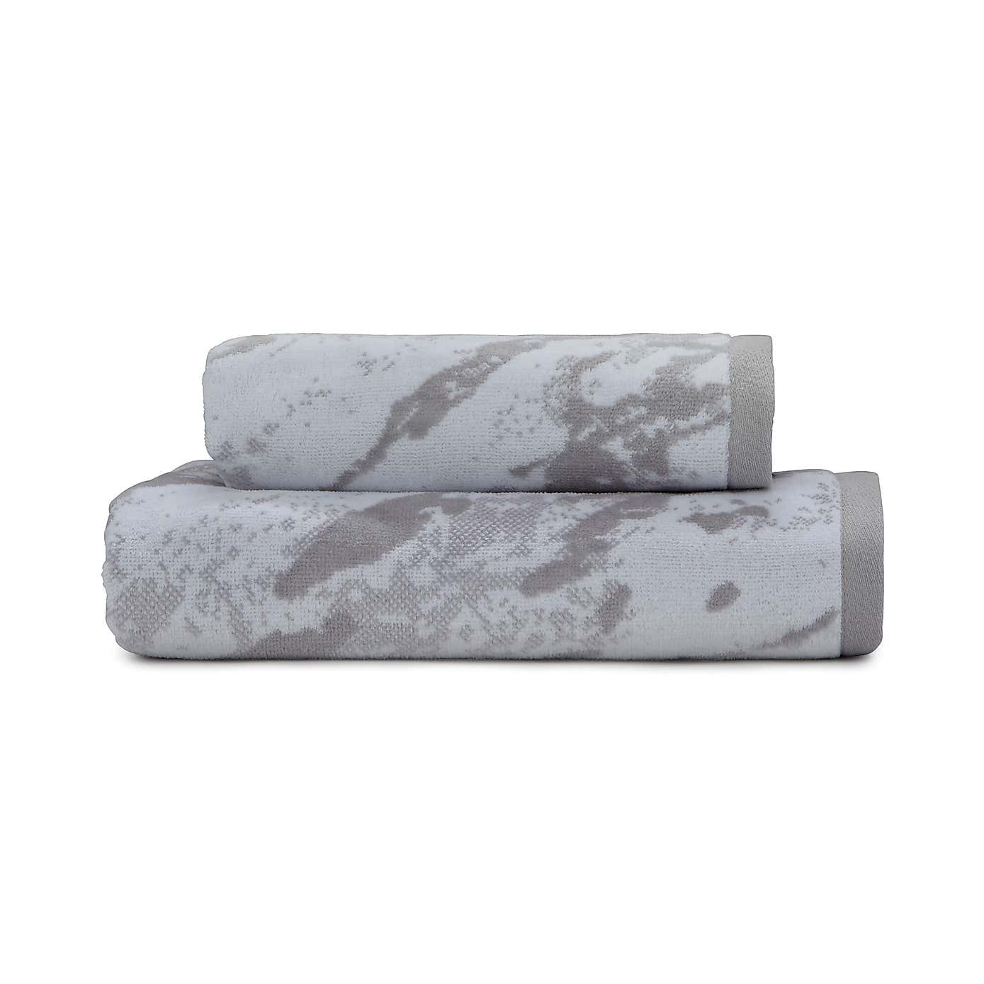 Marbled Cotton Towel