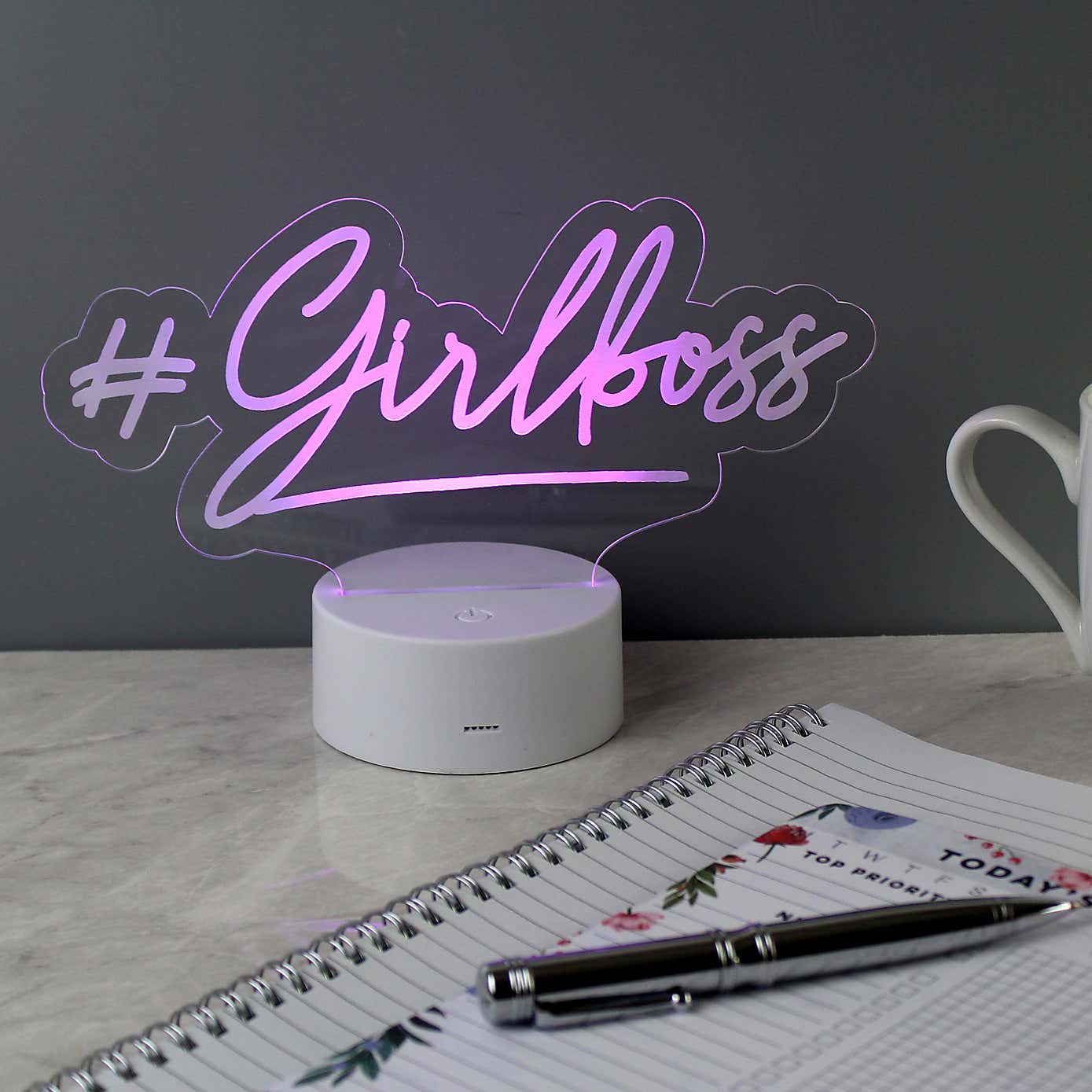 Personalised Colour Changing Name Desk Night LED Light