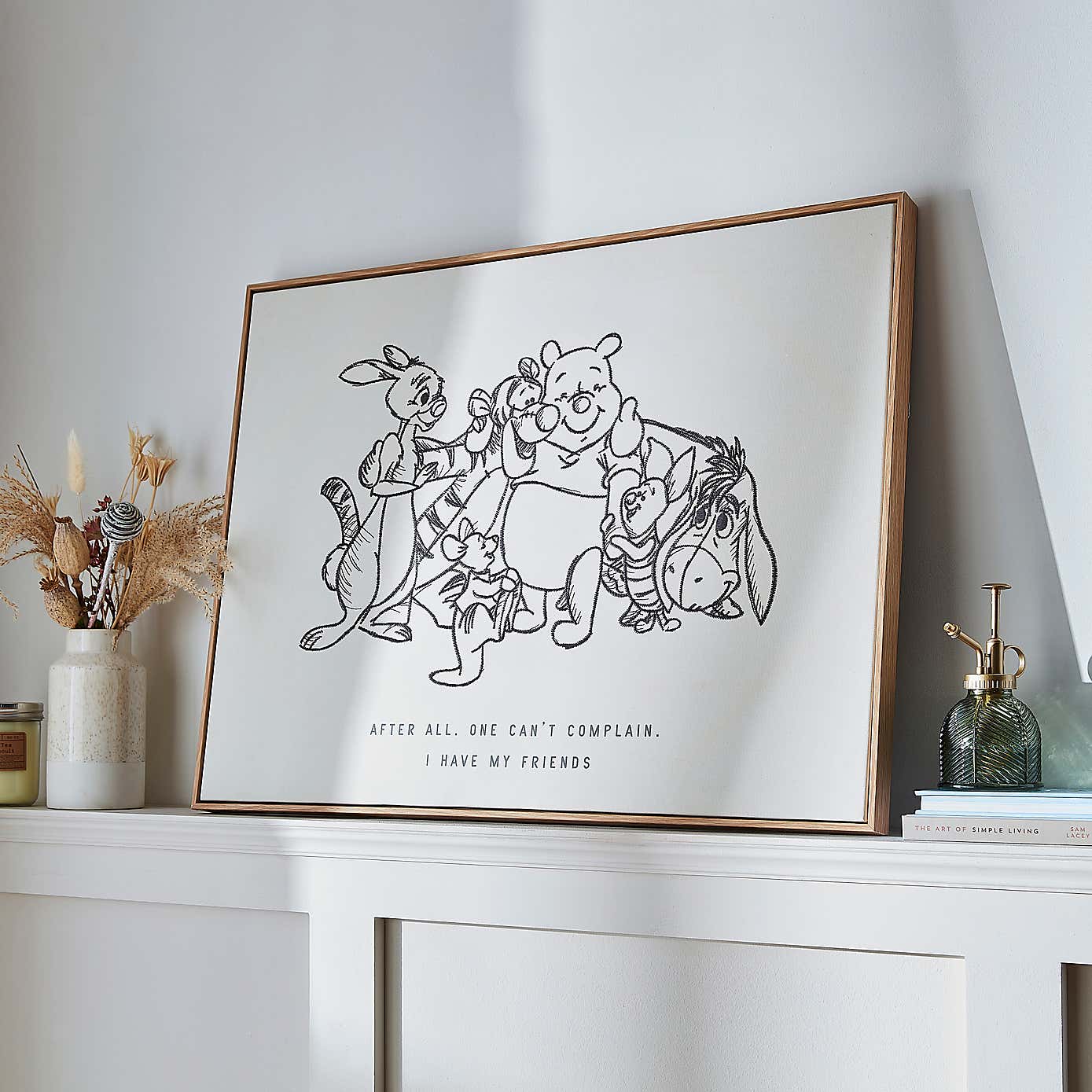 Winnie and Friends Capped Canvas 50cm x 65cm