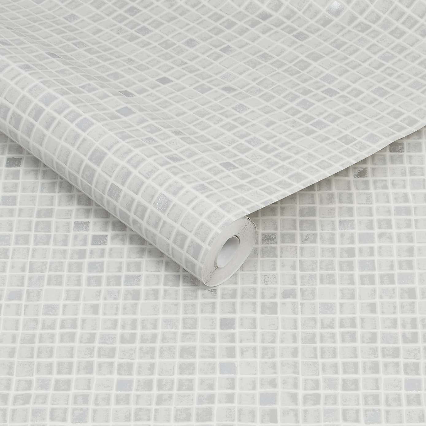 Contour Spectrum Mosaic Wallpaper