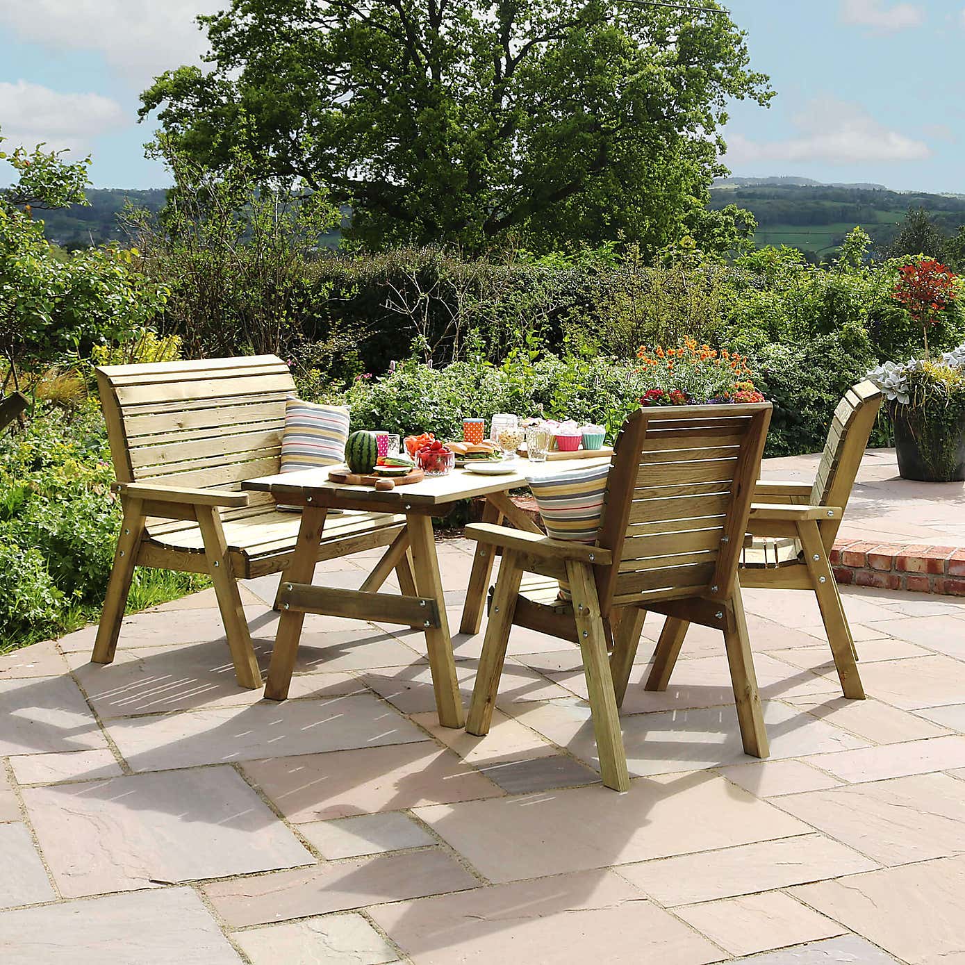 Freya 4 Seater Dining Set