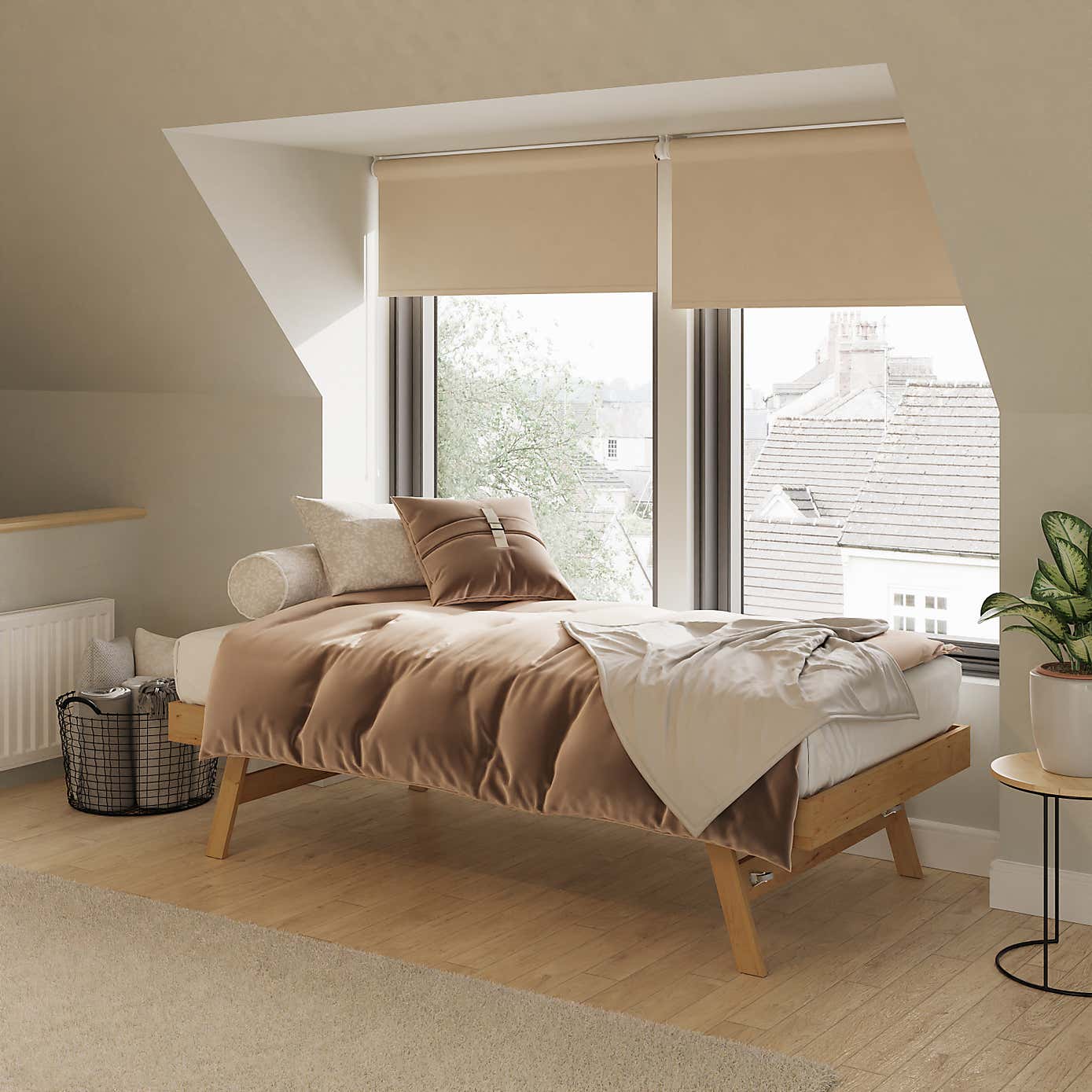 Madrid Natural Wooden Trundle