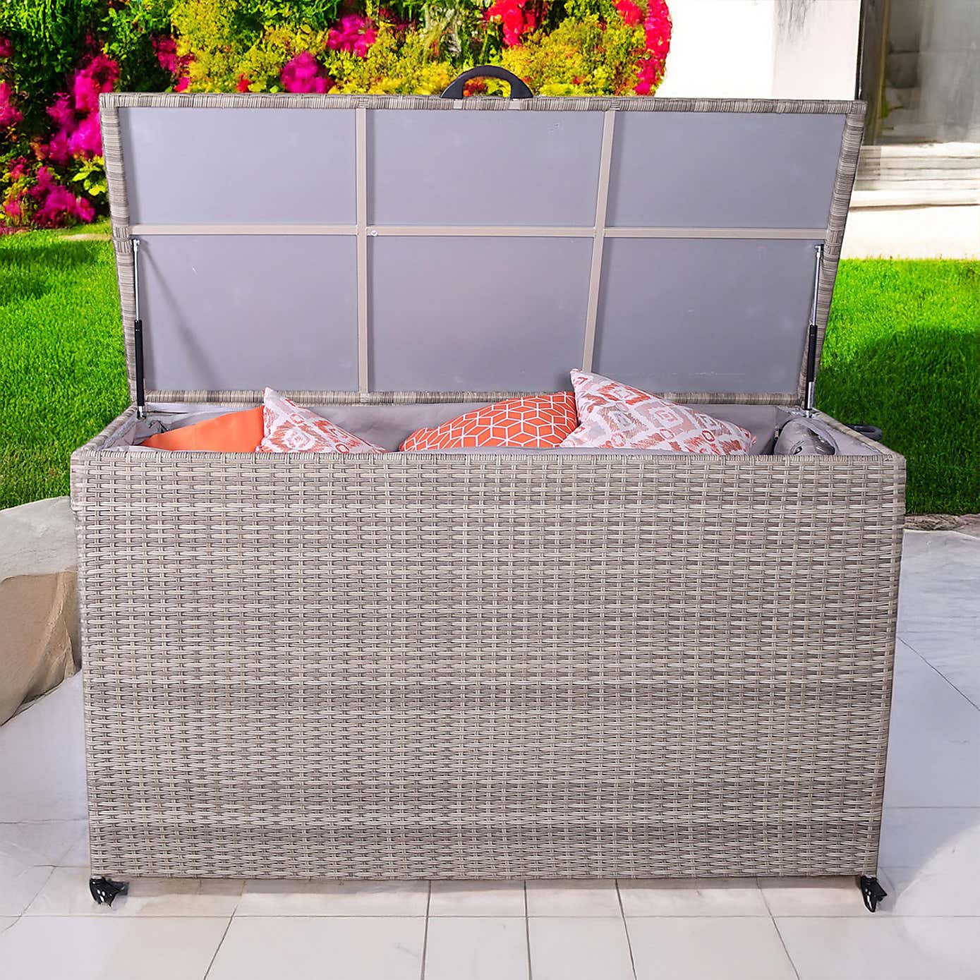 A.Mir Woven Cushion Storage Box, Large