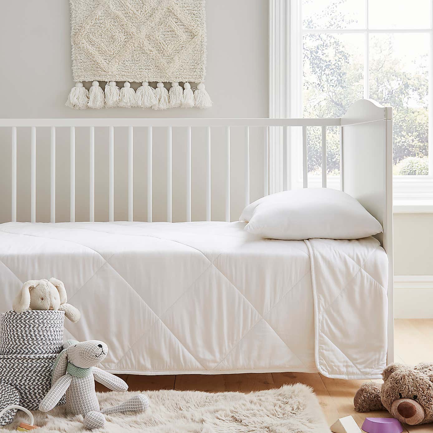 Fogarty Little Sleepers Bamboo Blend Soft 4 Tog Cot Bed Duvet and Pillow Set