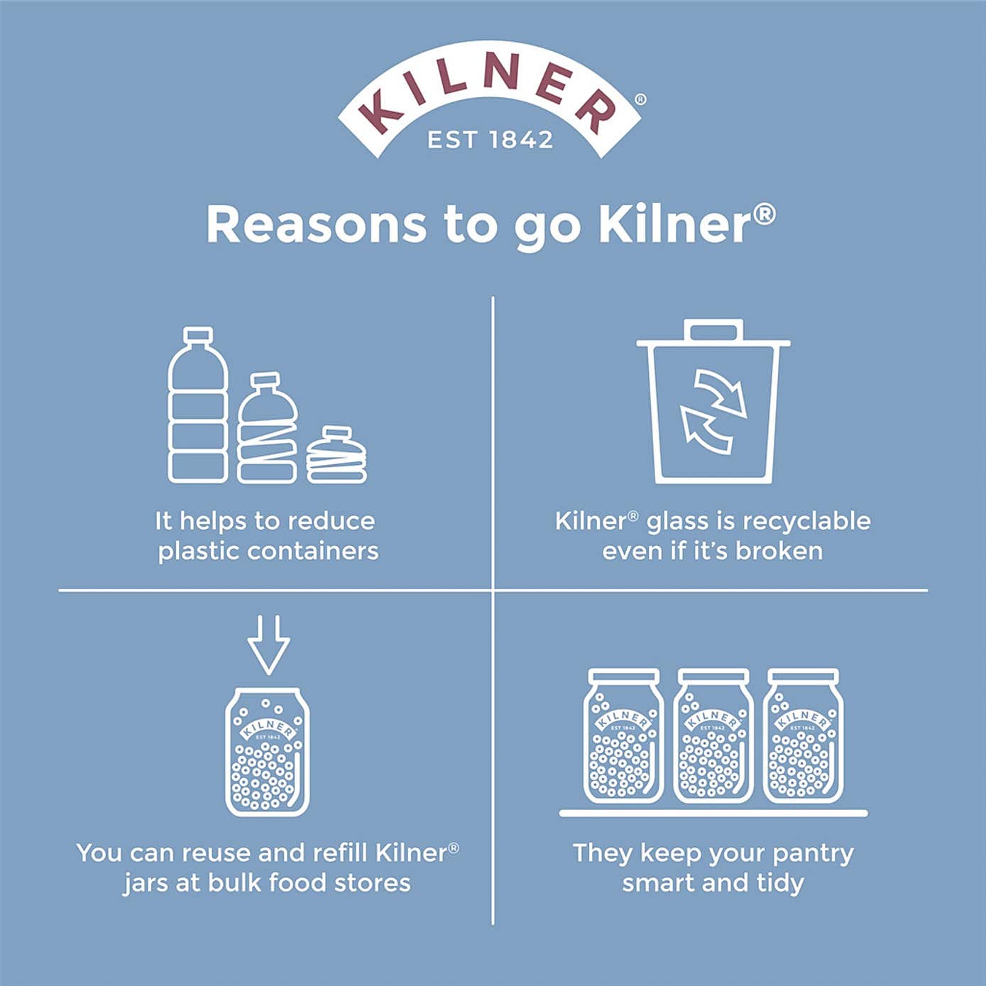 Kilner Universal 0.85 Liter Storage Jar
