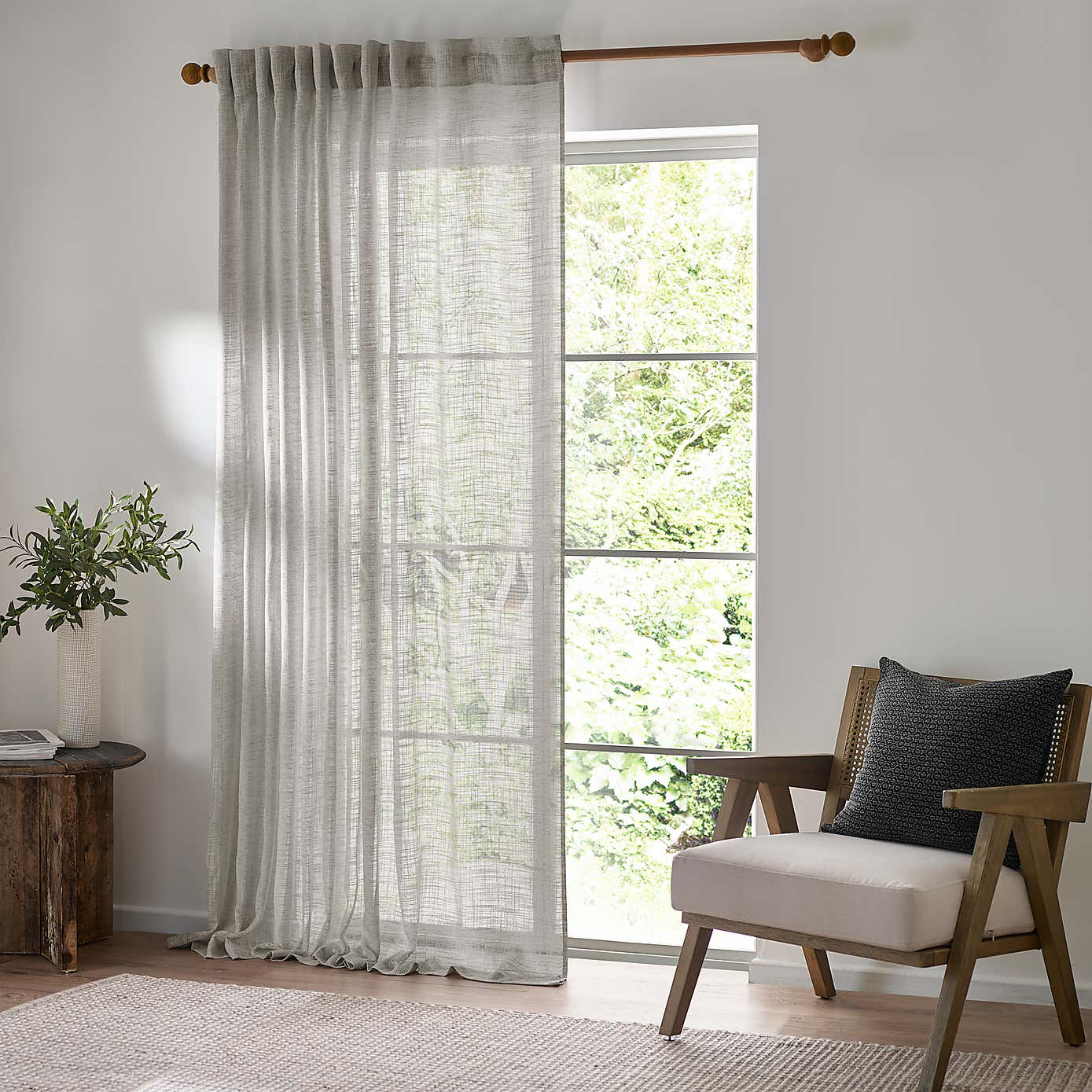 Yard Cirrus Tab Top Voile Panel