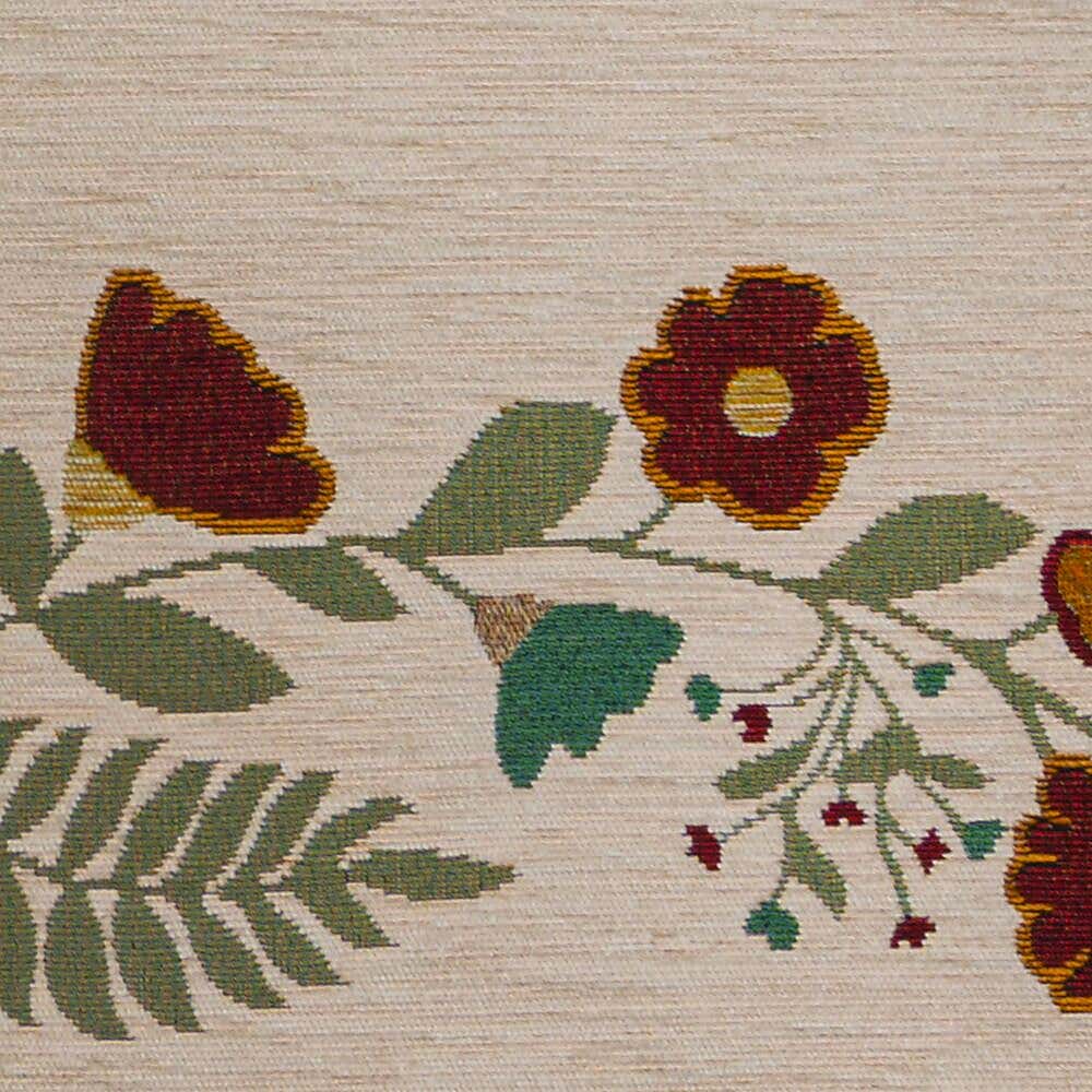 Camellia Floral Border Rug