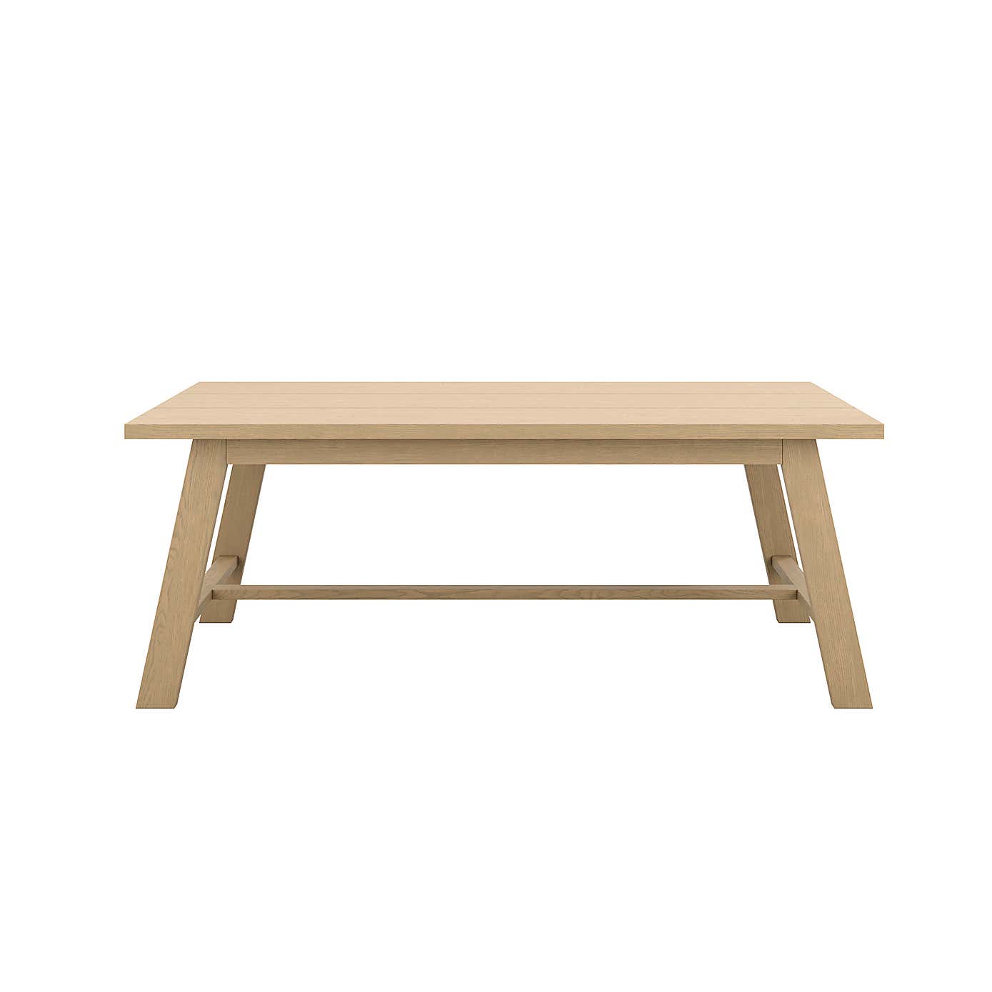 Bourton 8 Seater Dining Table, Latte