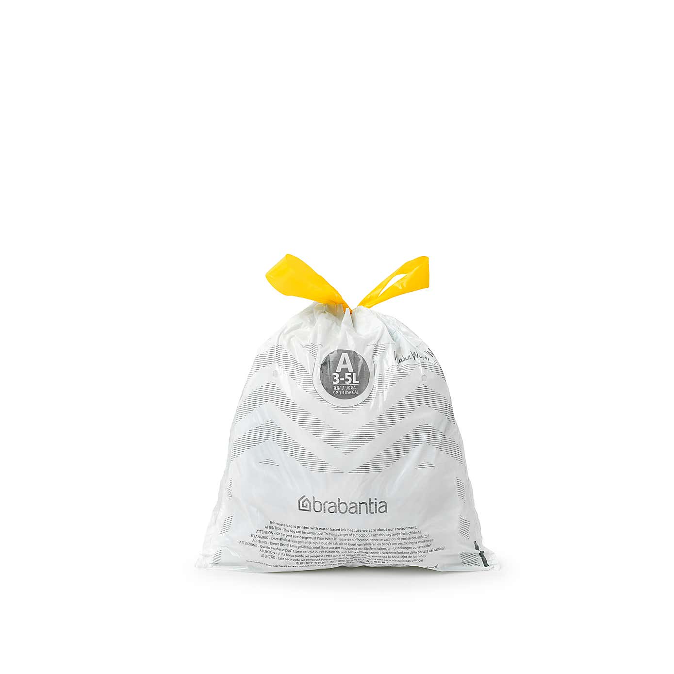 Brabantia Pack of 200 3L PerfectFit Code A Bin Bags