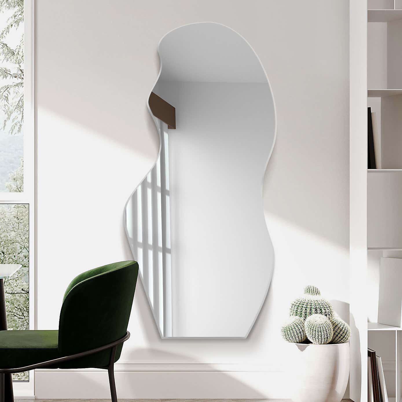 Lacuna Frameless Pond Full Length Wall Mirror