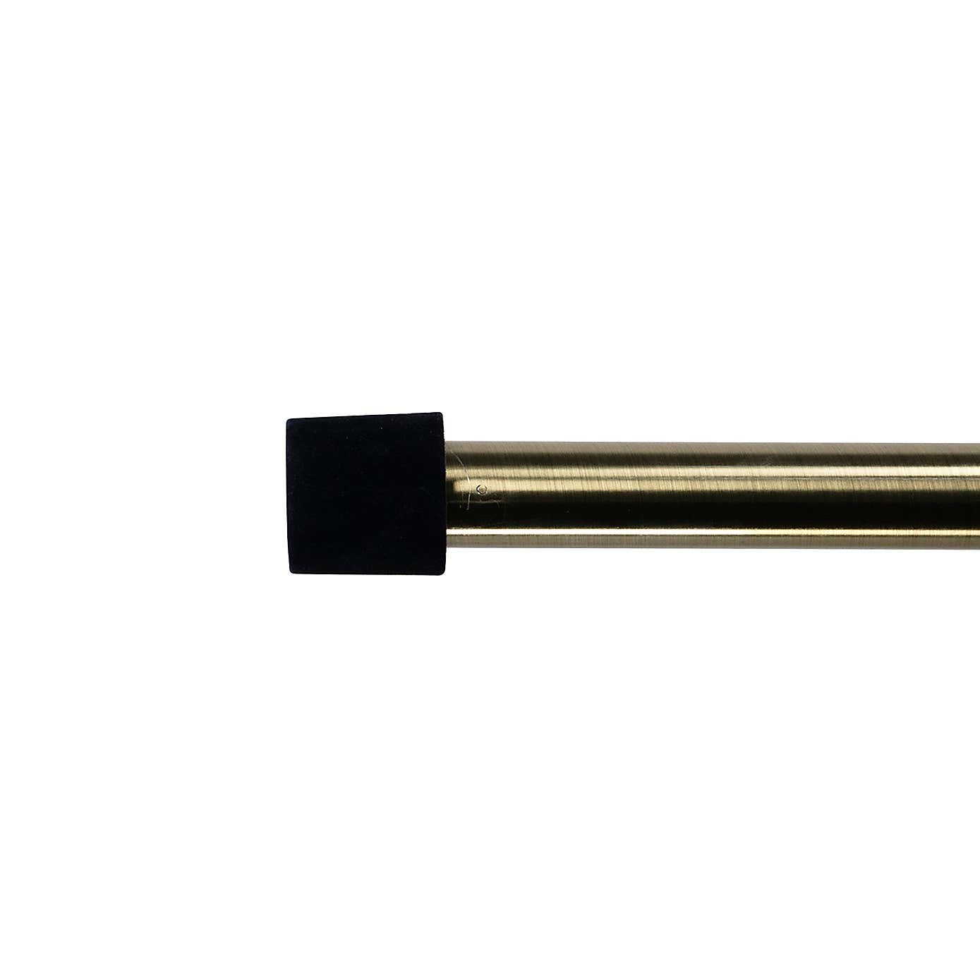 Luxe Velour Extendable Metal Eyelet Curtain Pole​