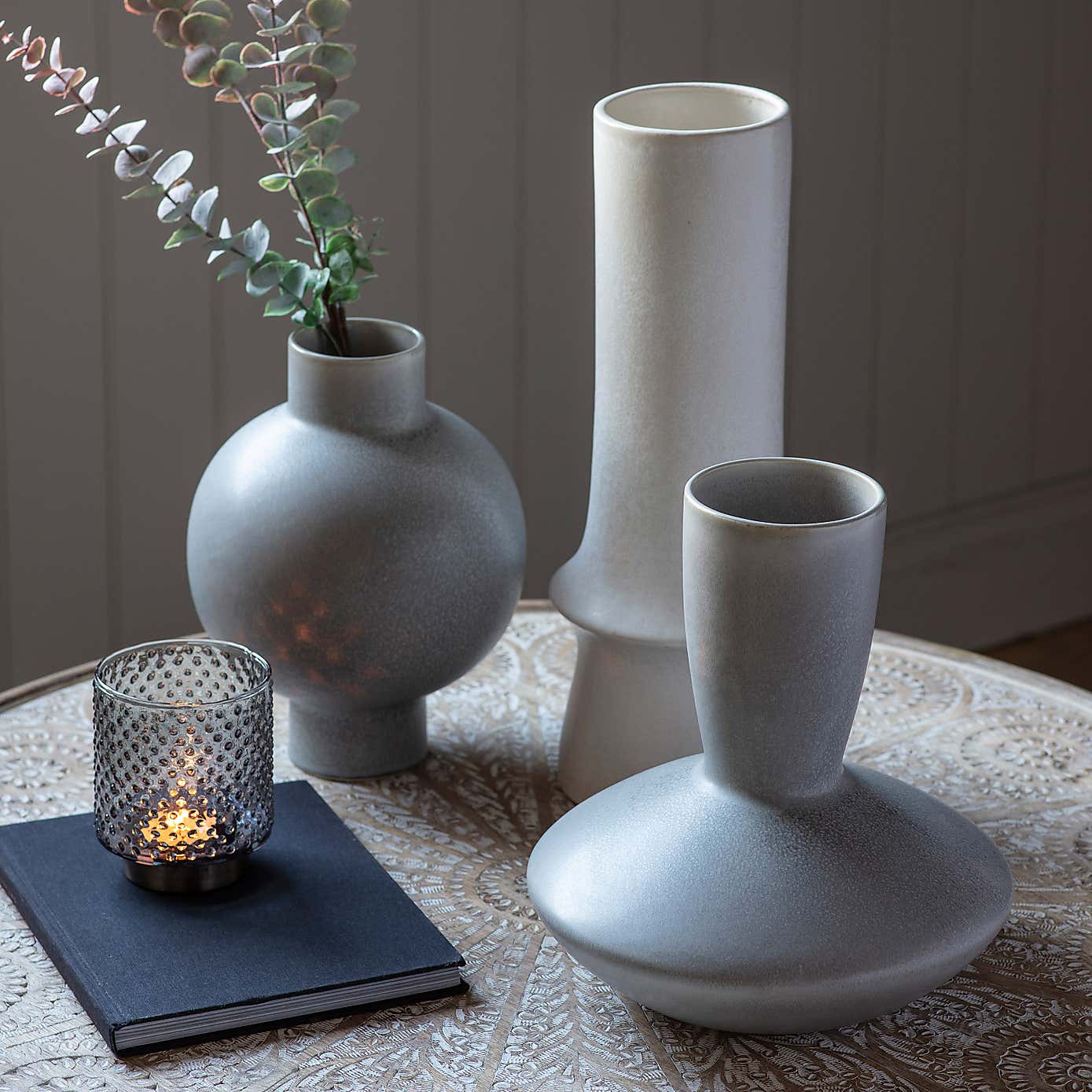 Ladding Vase White