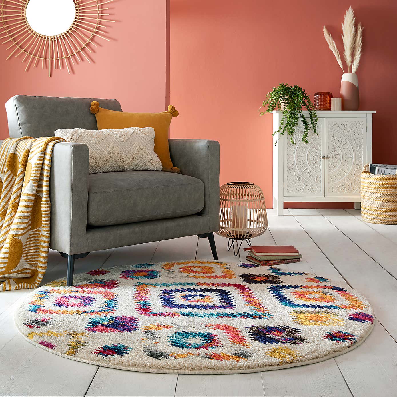 Zumra Berber Dia. 133cm Circle Rug