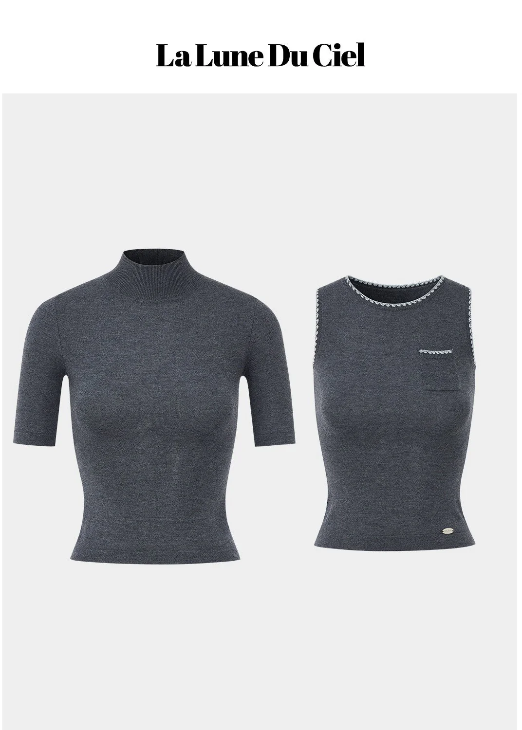 Hazel Layer Slim Knit Top