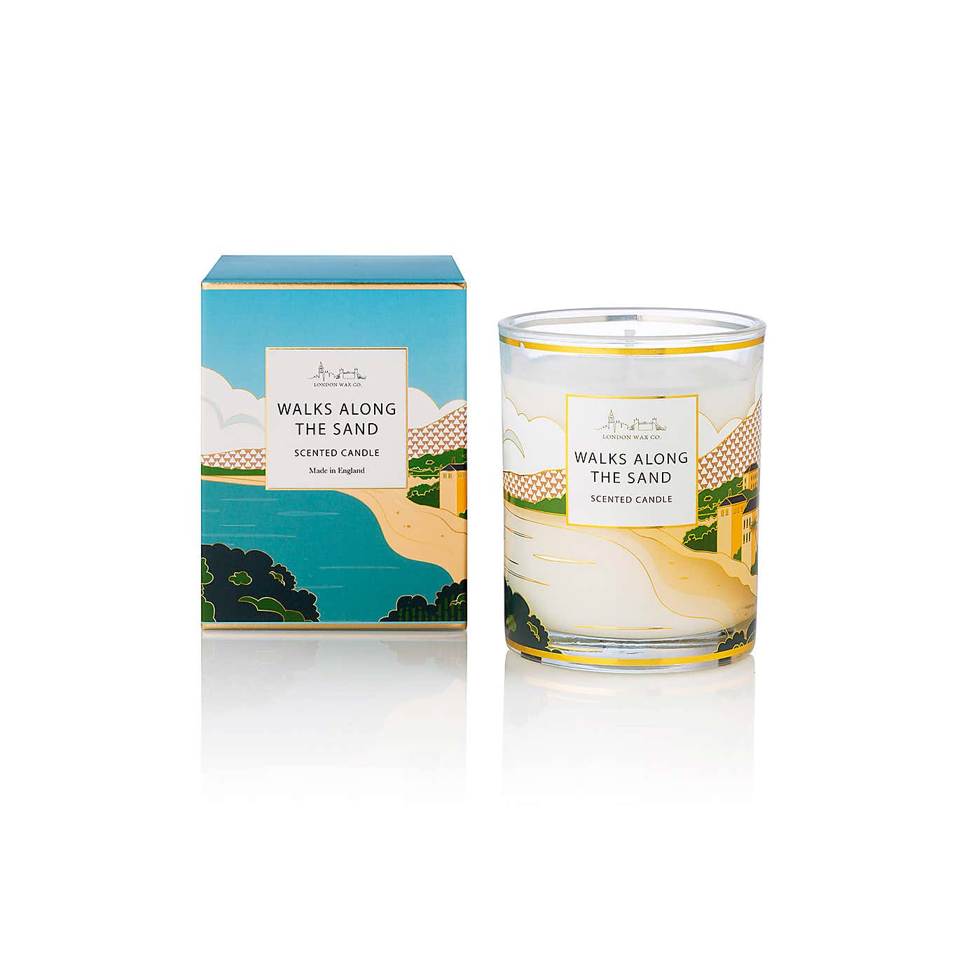 The London Wax Co Walks Along The Sand Candle