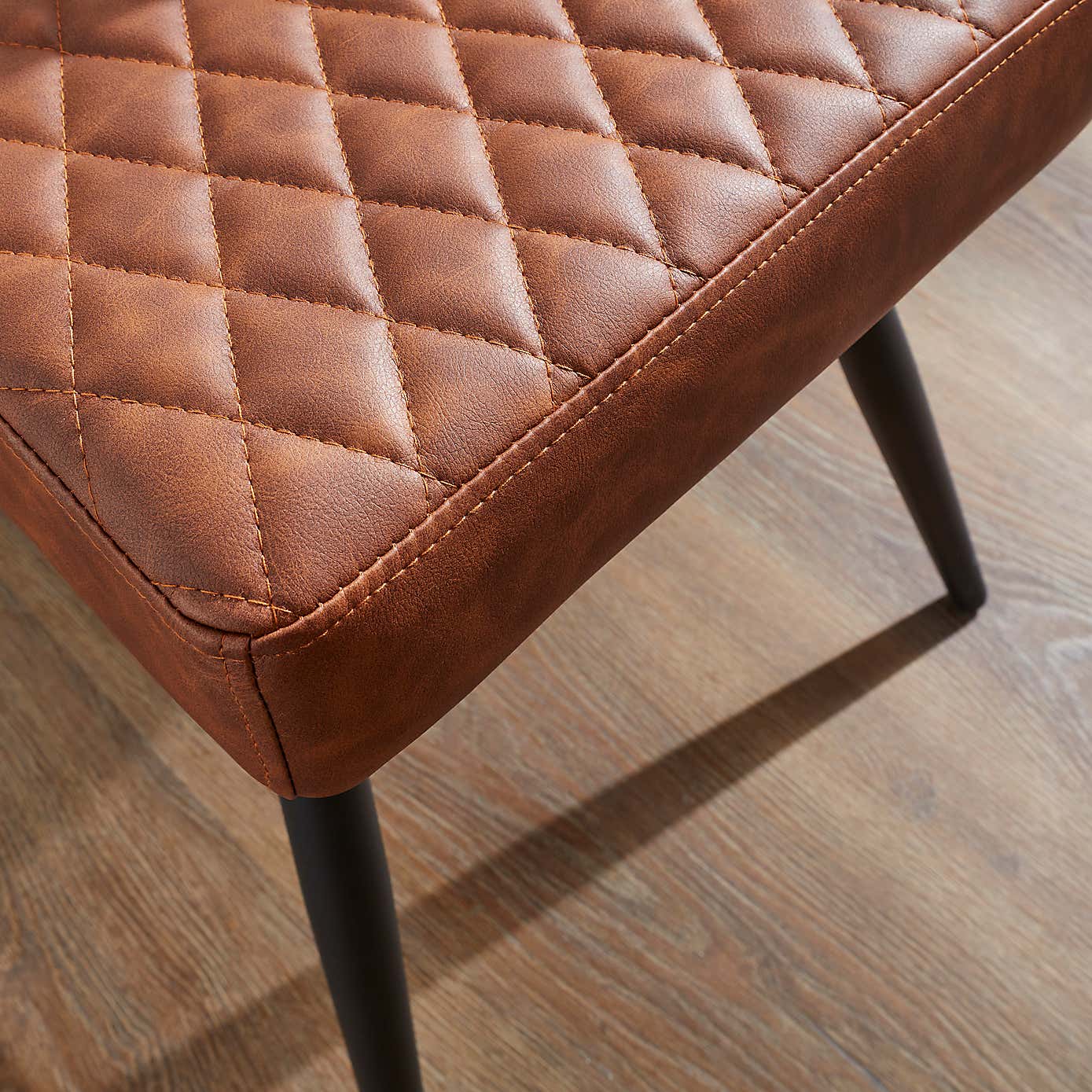 Montreal Faux Leather Dining Bench