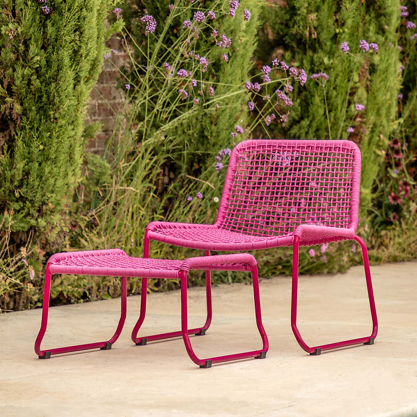 Lydden Lounge Chair with Footstool