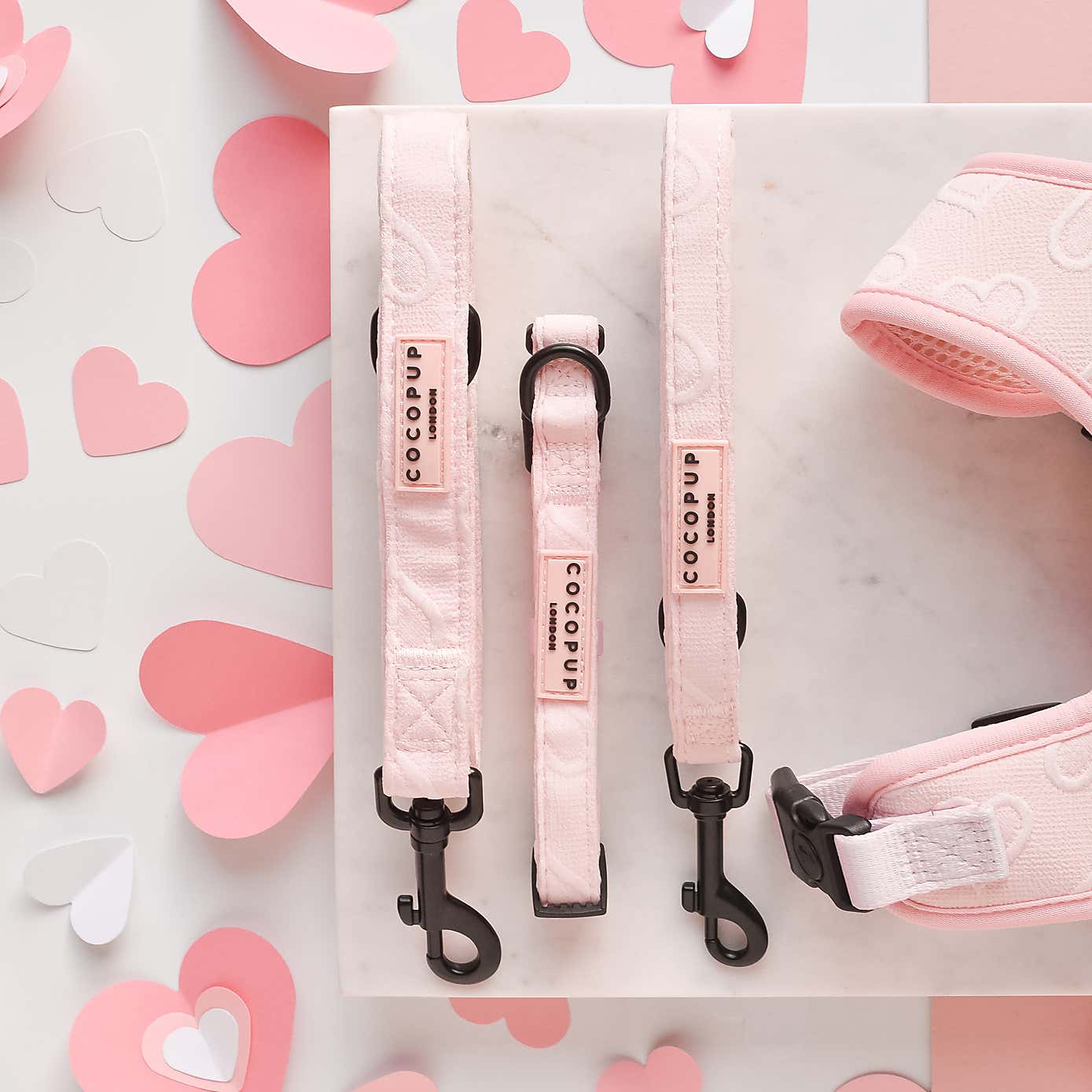 Cocopup Heart Dog Collar and Lead