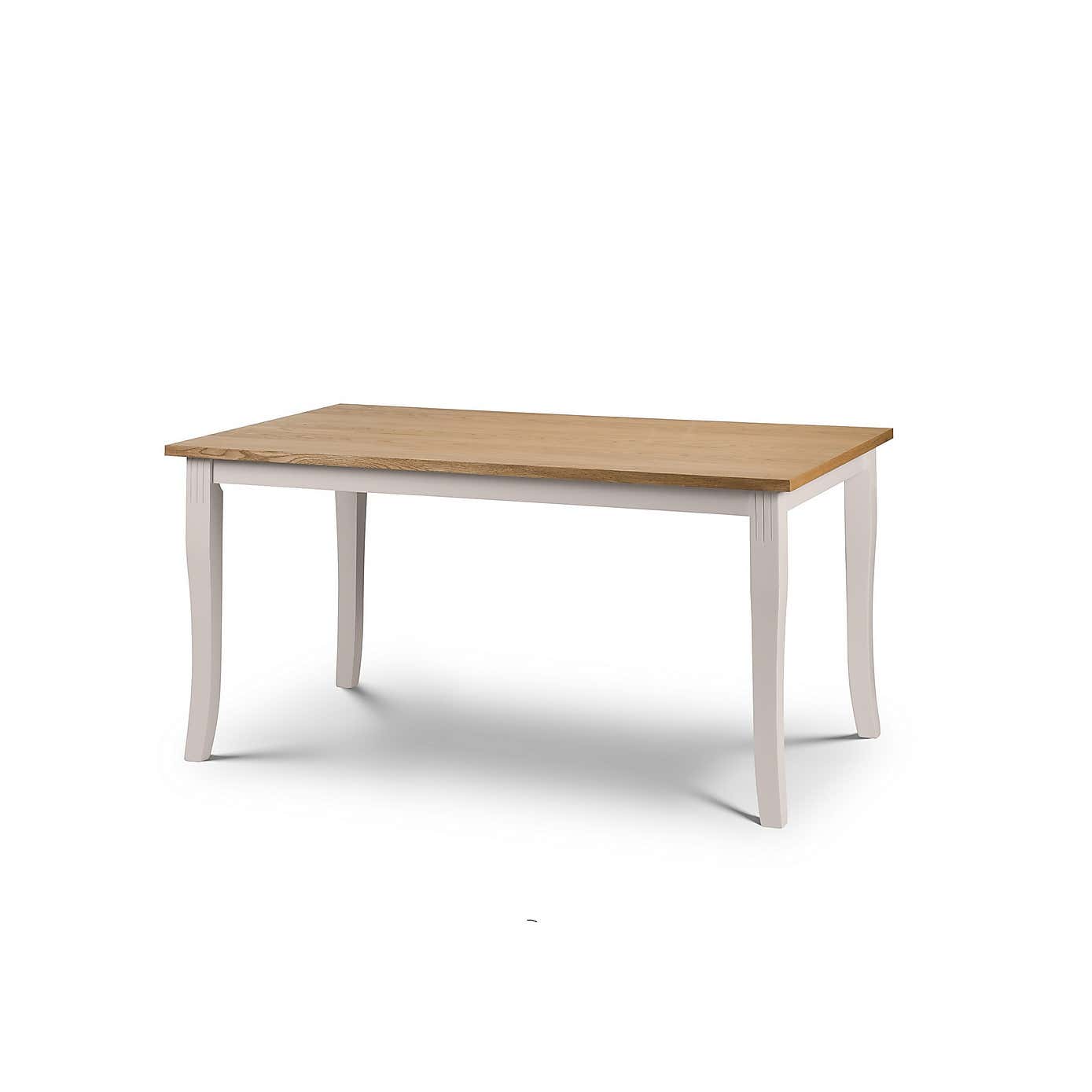 Davenport Rectangular Grey Dining Table with 4 Chairs