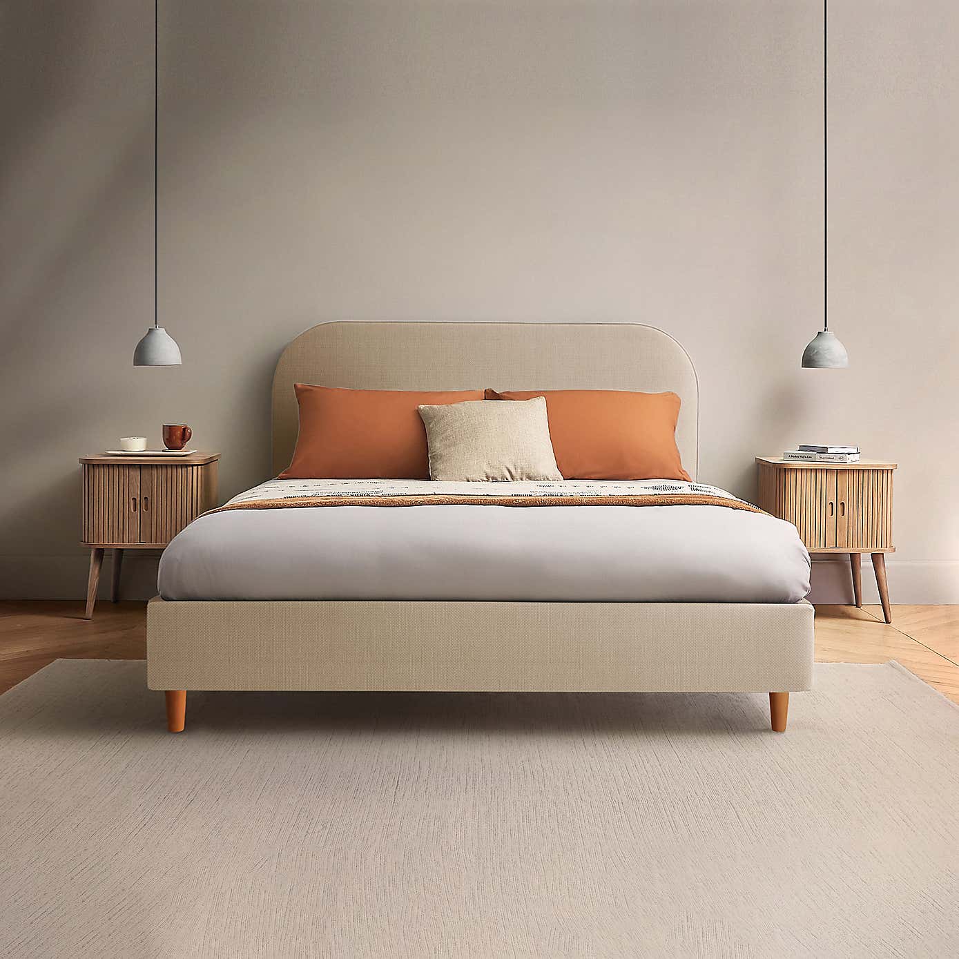 Silentnight Fara Bed Frame, Woven